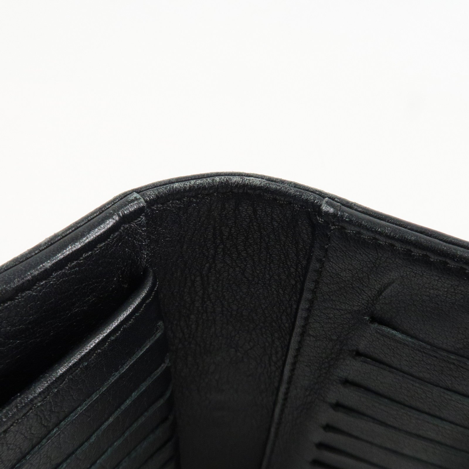 Louis Vuitton Monogram Mahina Portefeuilles Amelia Wallet Noir M95549 Used