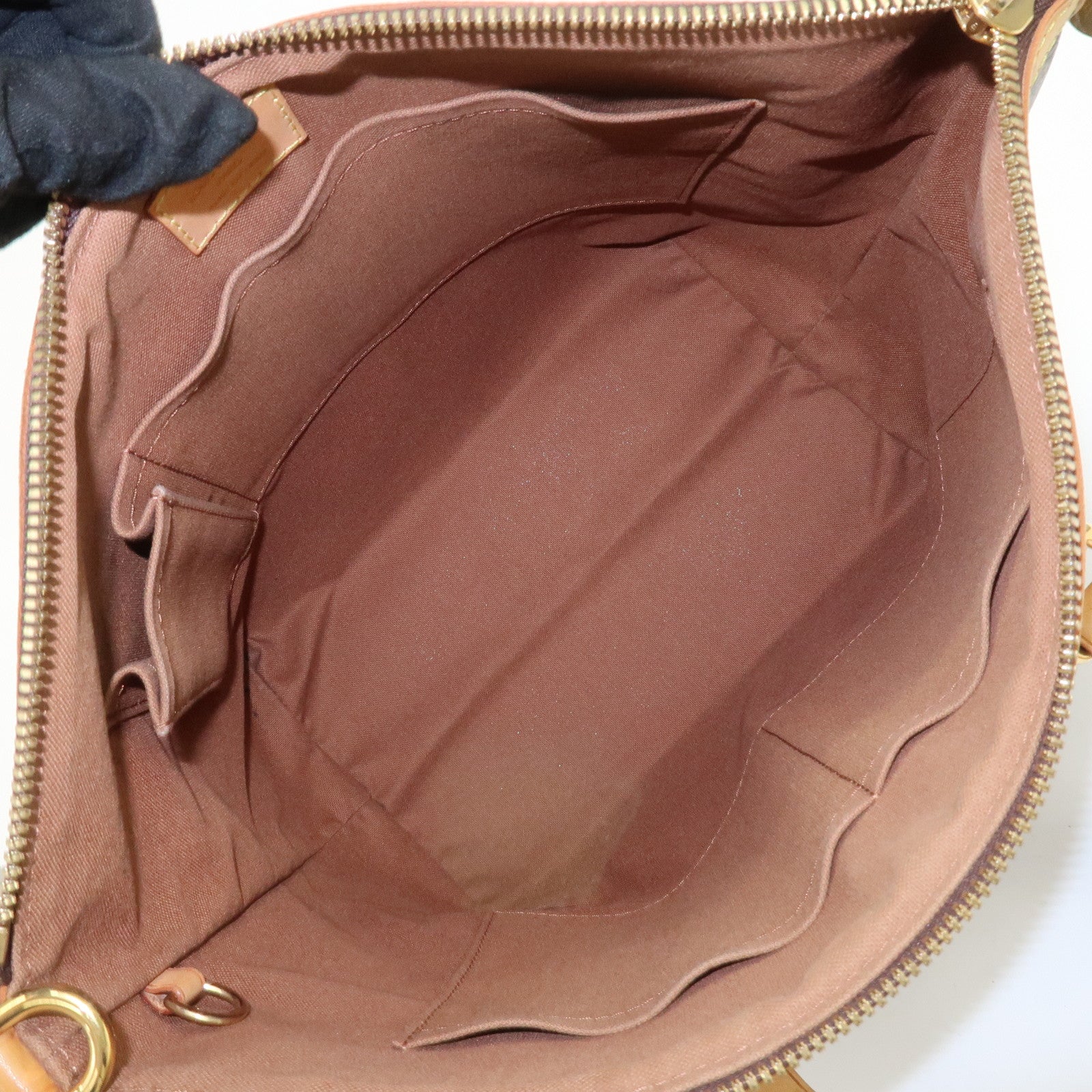 Louis Vuitton Monogram Palermo PM 2Way Hand Bag Brown M40145