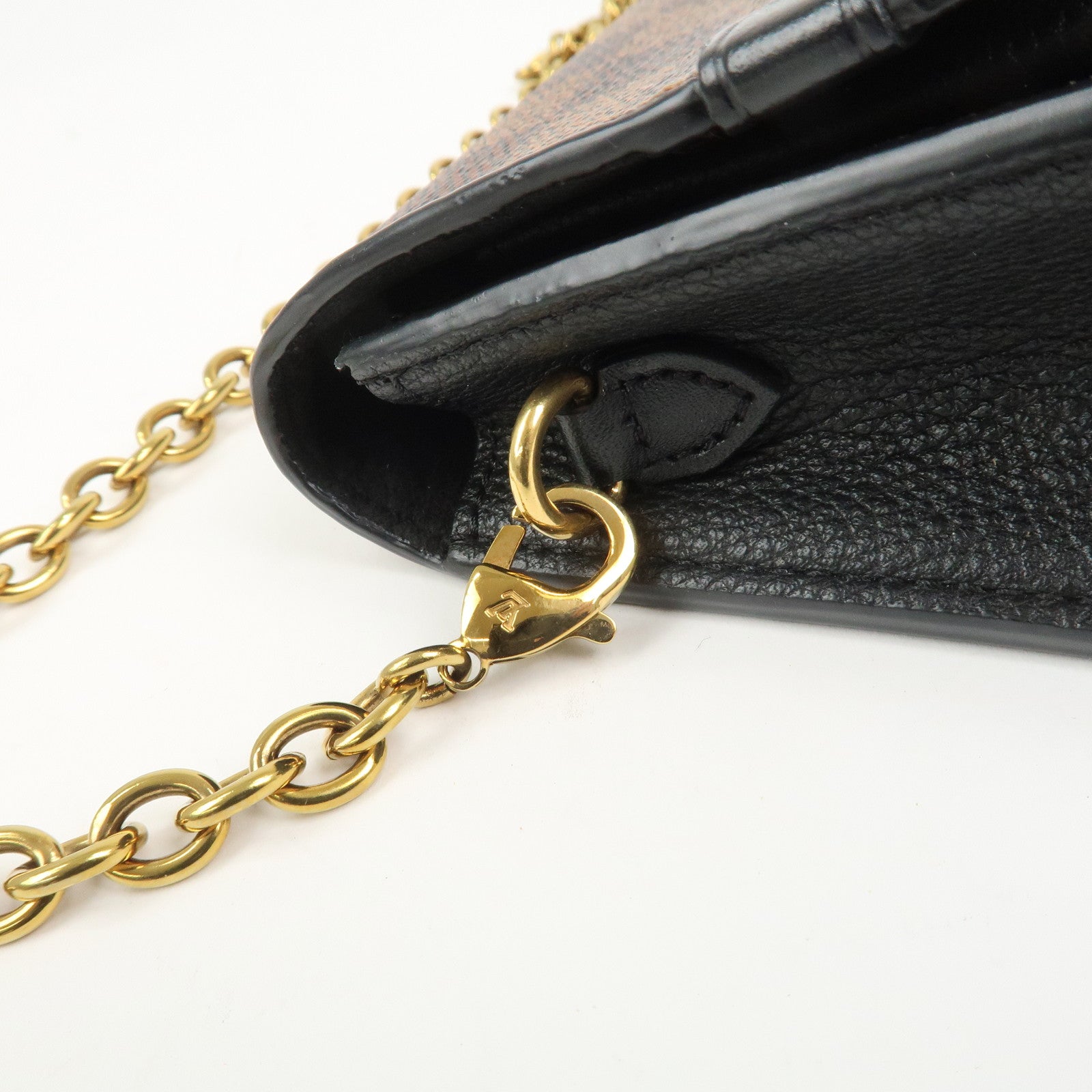 Louis Vuitton Damier Portefeuille Vavin Chain Shoulder Bag N60221