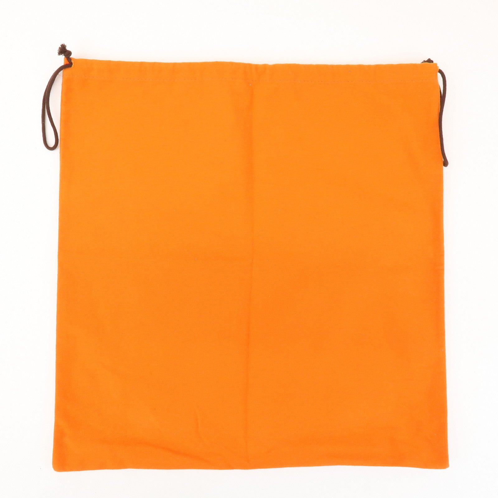 HERMES Set of 9 Dust Bag Storage Bag Drawstring Orange