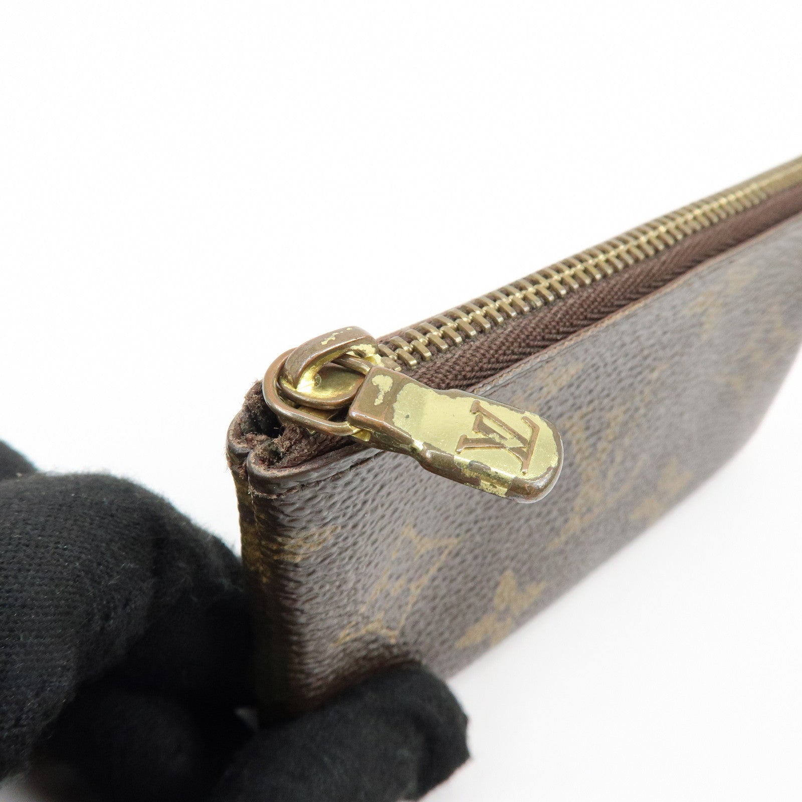 Louis Vuitton Monogram Set of 2 Pochette Cles Coin Cases M62650