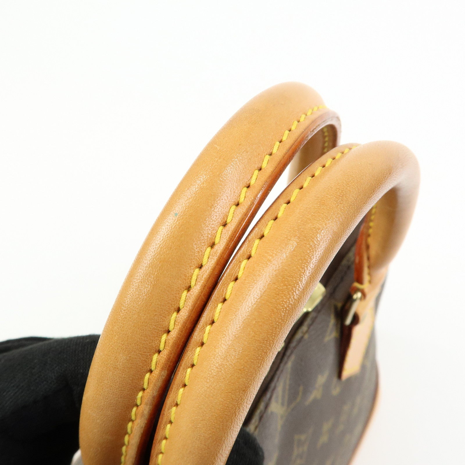 Louis Vuitton Monogram Alma Hand Bag Brown M51130