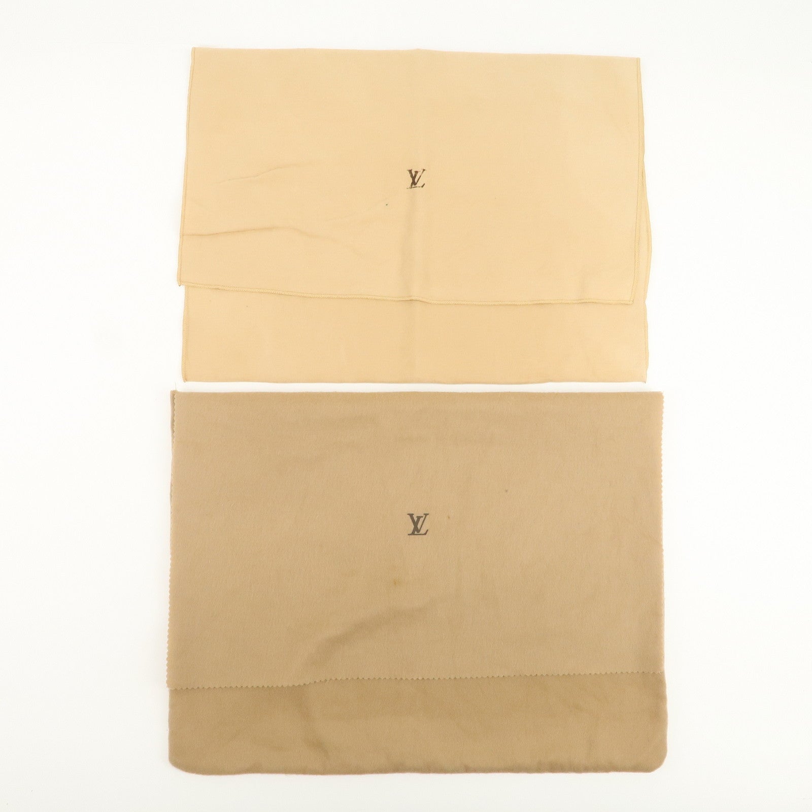Louis Vuitton Set of 13 Dust Bag Storage Bag Flap Style Beige