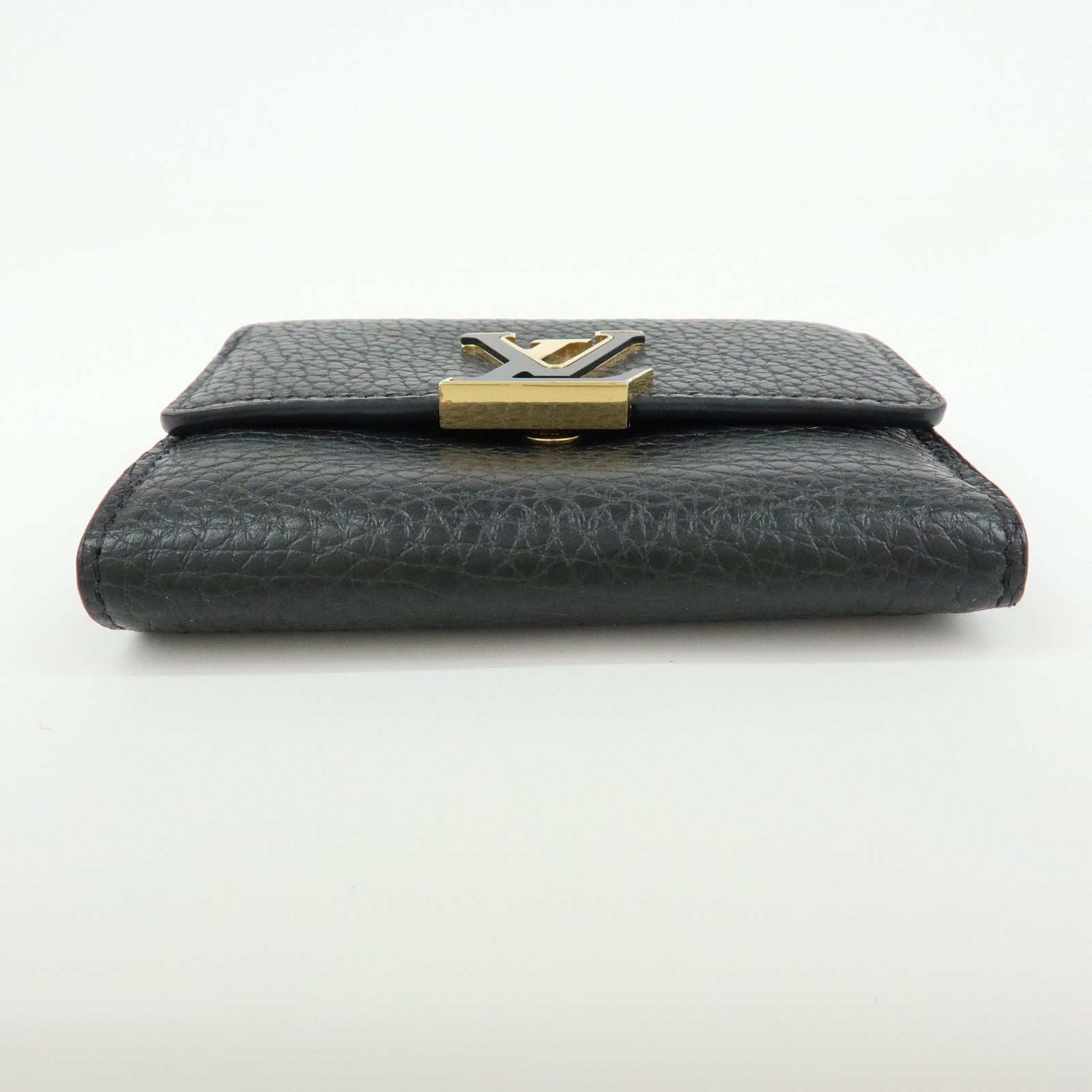 Louis Vuitton Portefoille Capucines XS Compact Wallet Black M68587