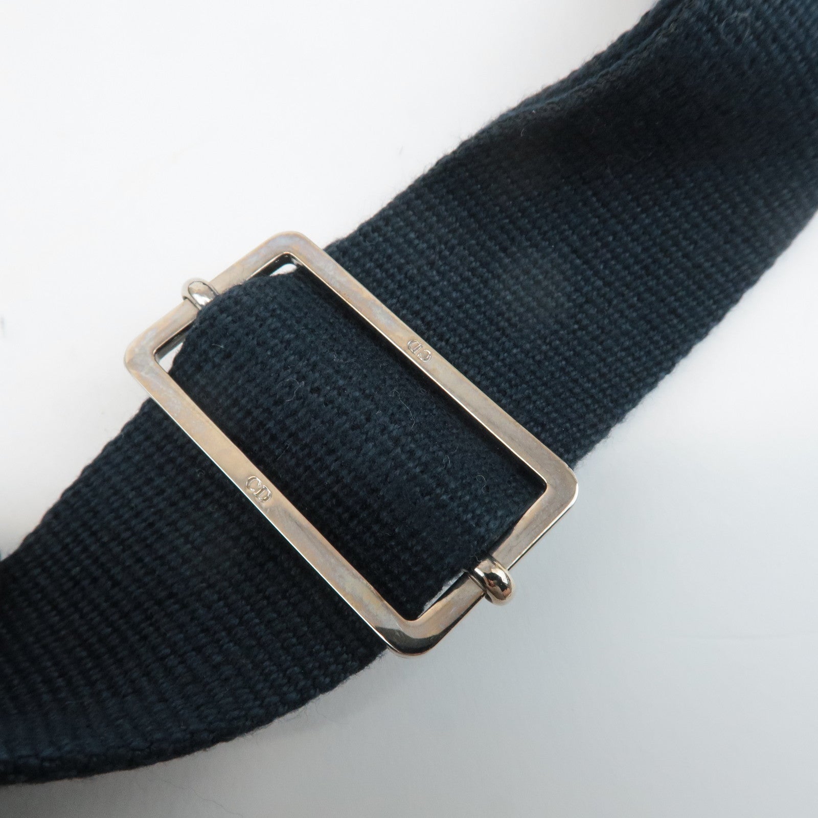 Christian Dior Trotter Street Chic Leather Canvas Shoulder Bag Used