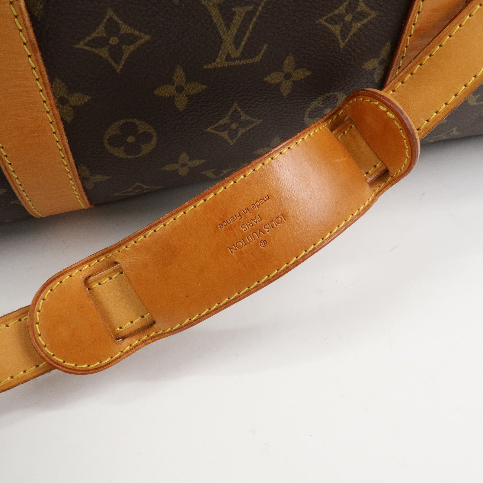 Louis Vuitton Monogram Keep All Bandouliere 60 Boston Bag M41412