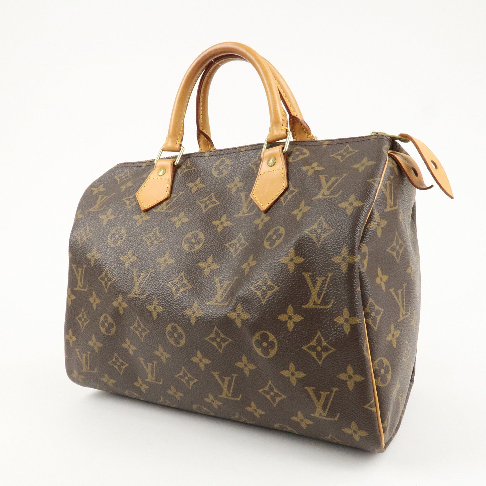 Louis Vuitton Monogram Speedy 30 Hand Bag Boston Bag M41526 Used