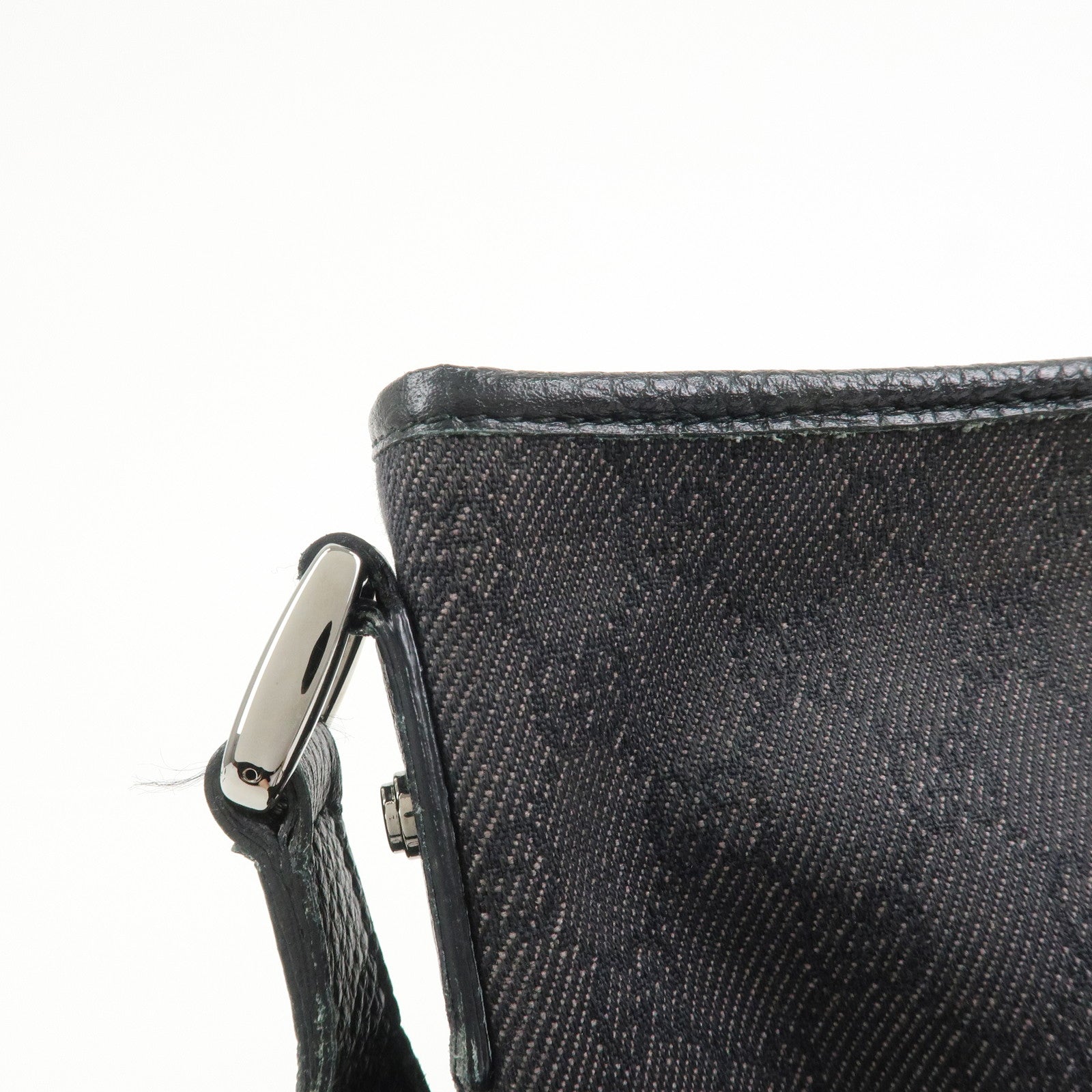 GUCCI Abbey GG Canvas Leather Shoulder Bag Crossbody Bag 268642