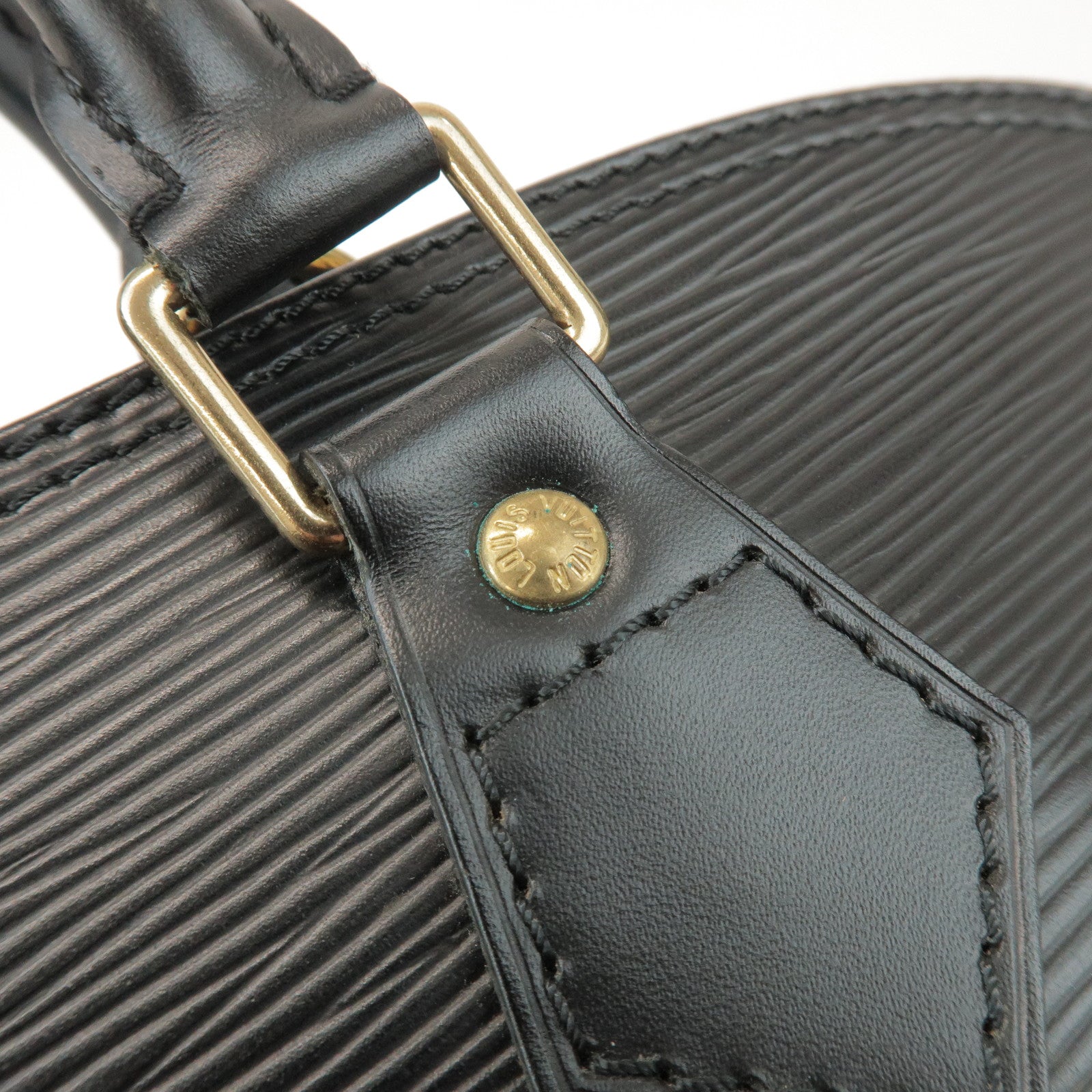 Louis Vuitton Epi Alma 2Way Hand Bag Shoulder Bag Noir Black M52142