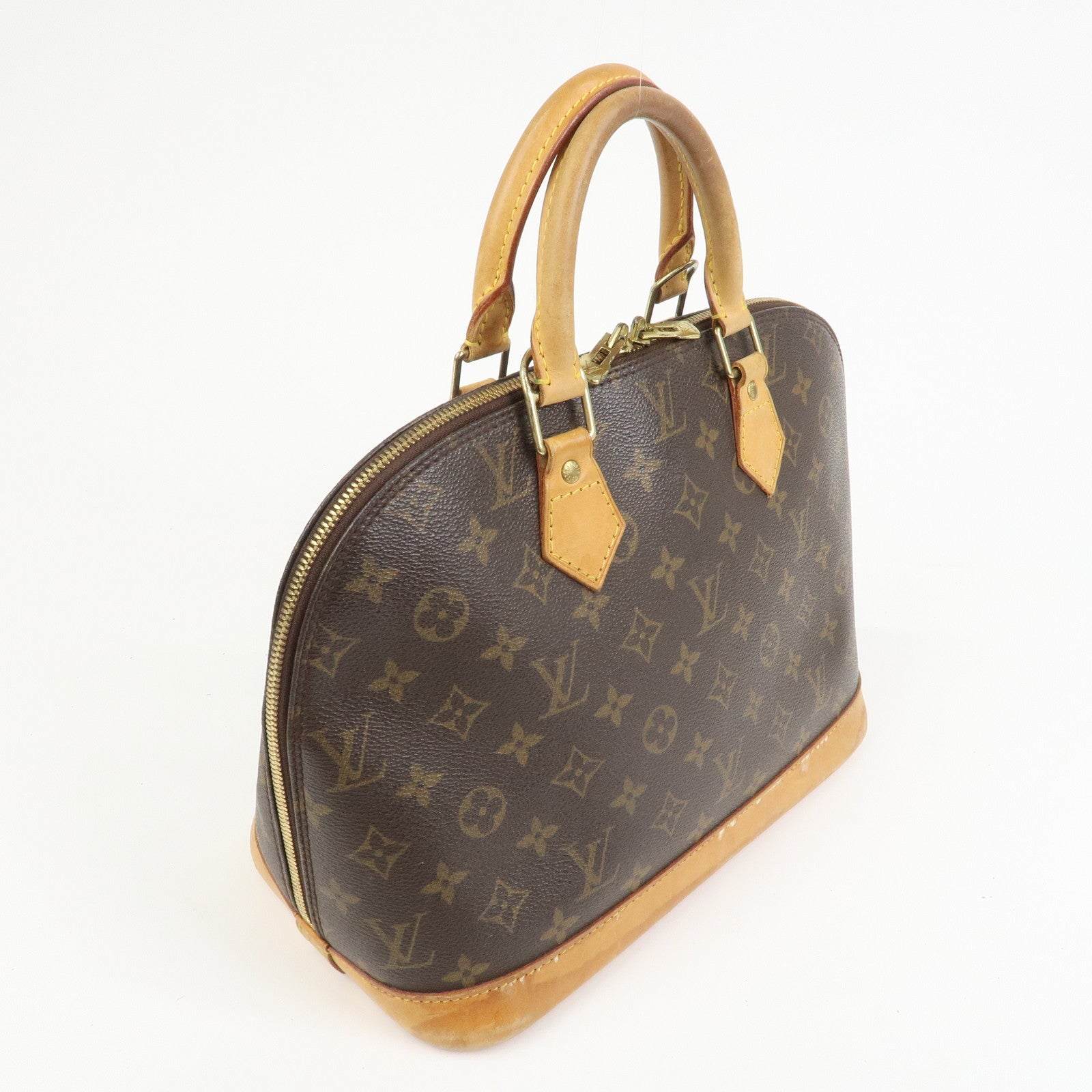 Louis Vuitton Monogram Canvas Alma Hand Bag Brown M51130