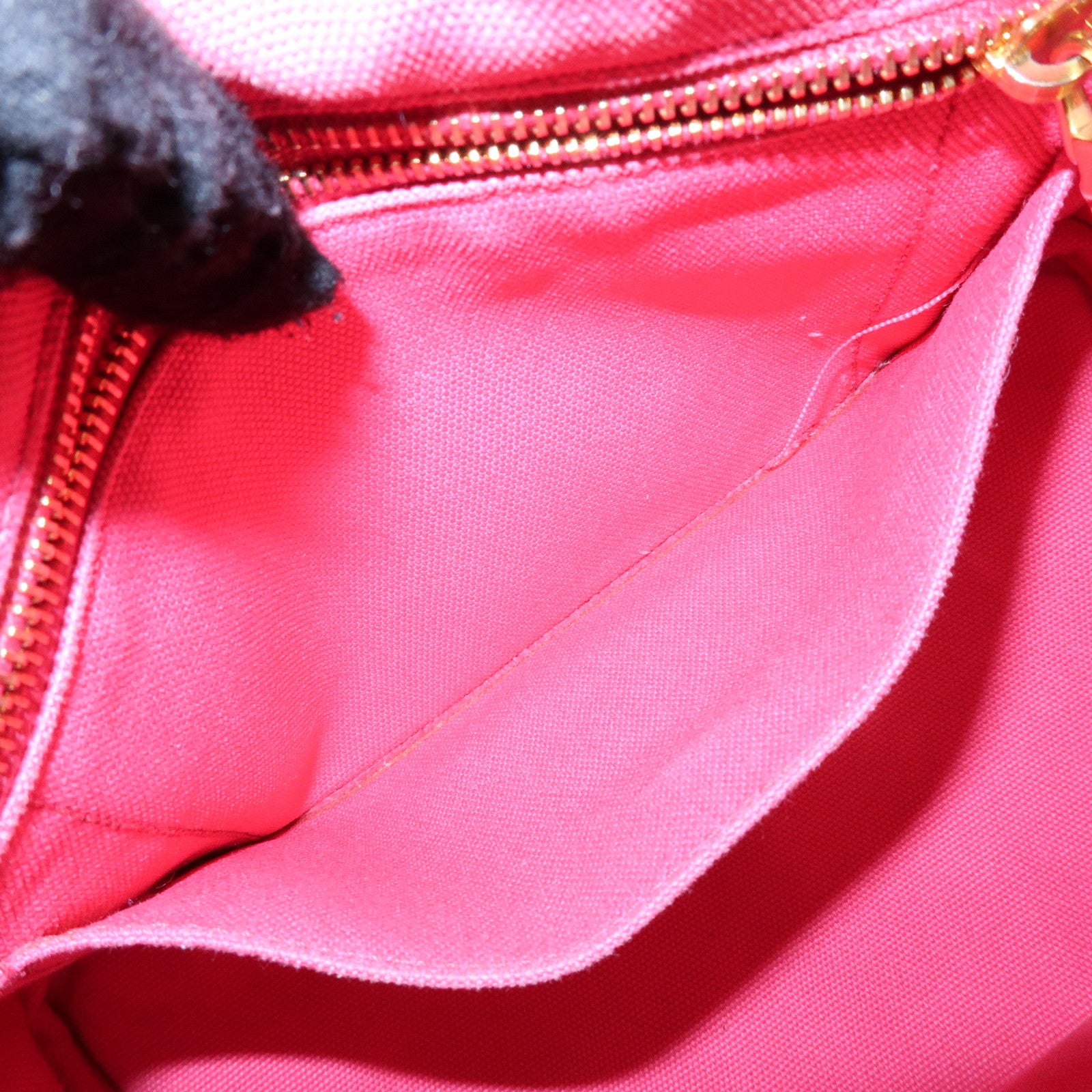 PRADA Canapa Mini Canvas 2Way Bag Hand Bag Pink 1BG439