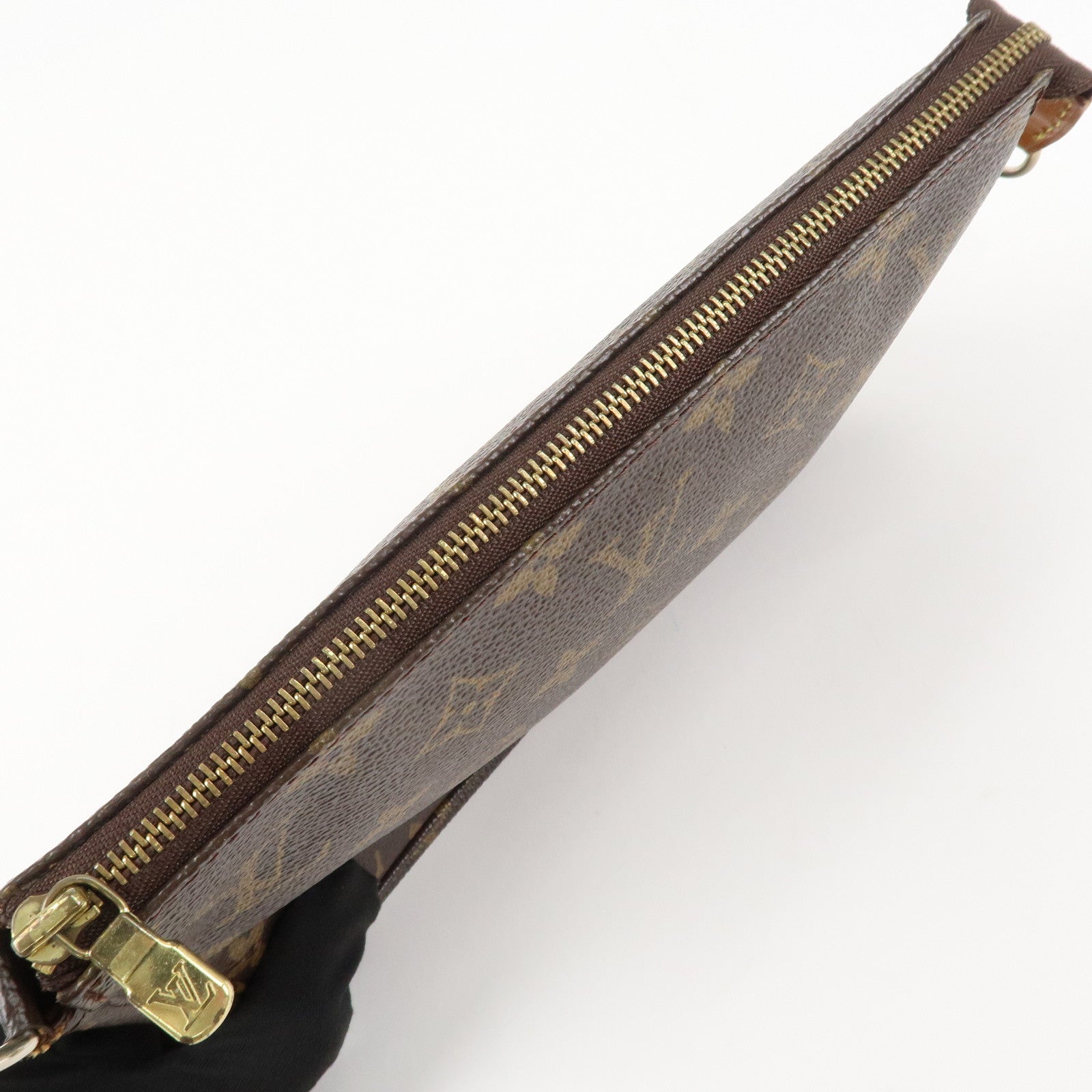 Louis Vuitton Monogram Pochette Accessoires Hand Bag Brown M51980 Used