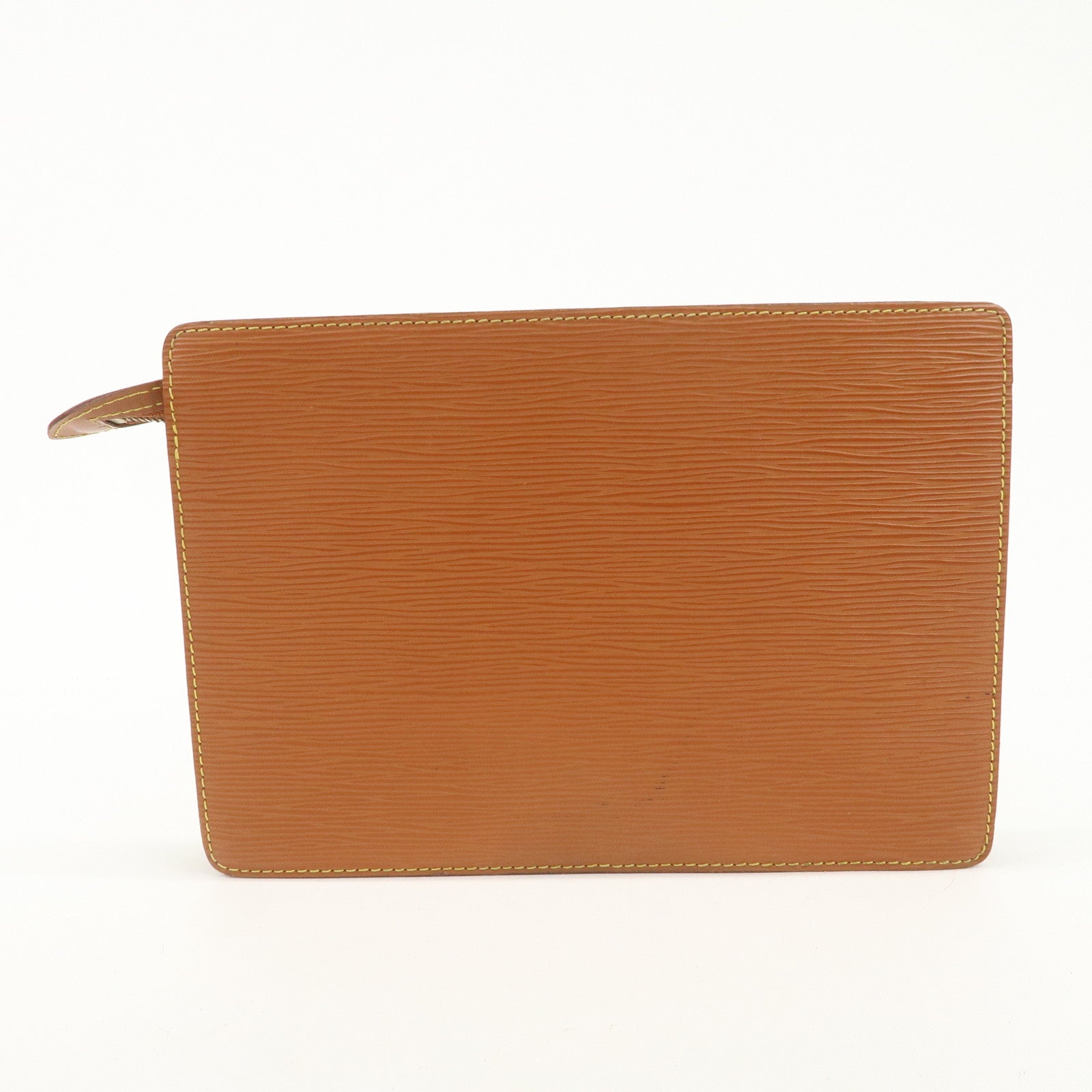 Louis Vuitton Epi Pochette Homme Clutch Bag Zipang Gold M52528