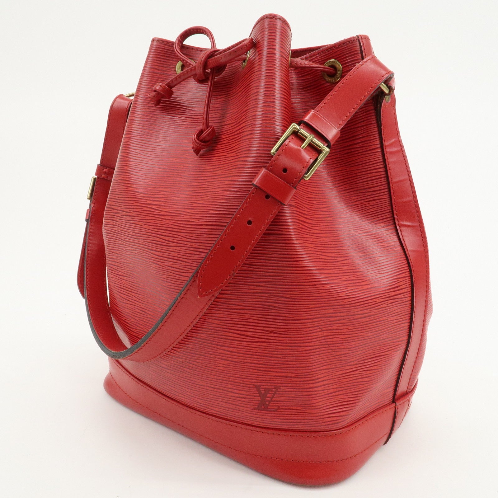 Louis Vuitton Epi Leather Noe Shoulder Bag Castilian Red M59007