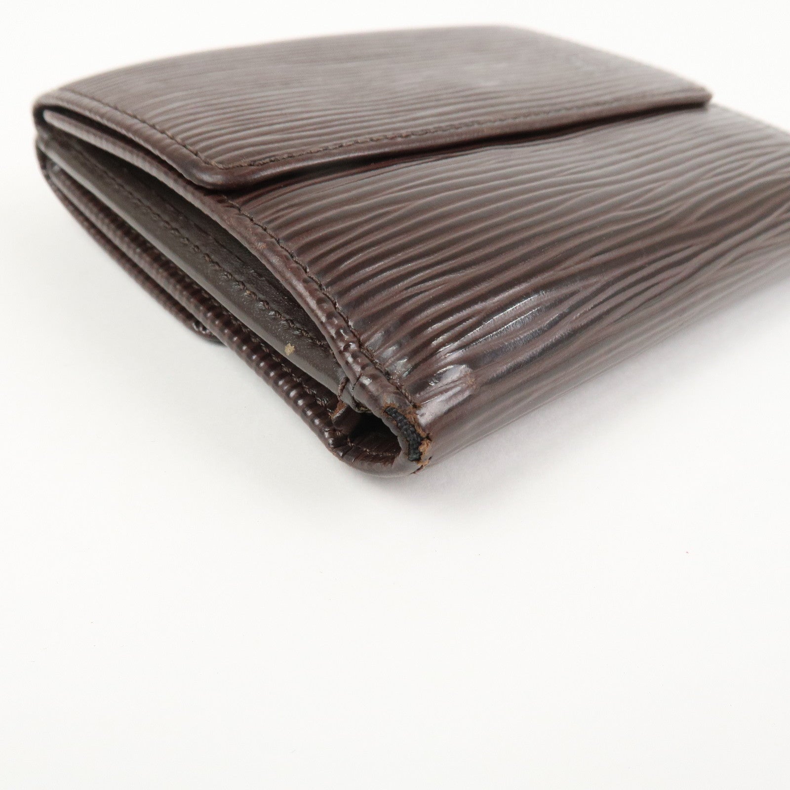 Louis Vuitton Epi Porte Monnaie Billets Carte Credit Mocha M6348D