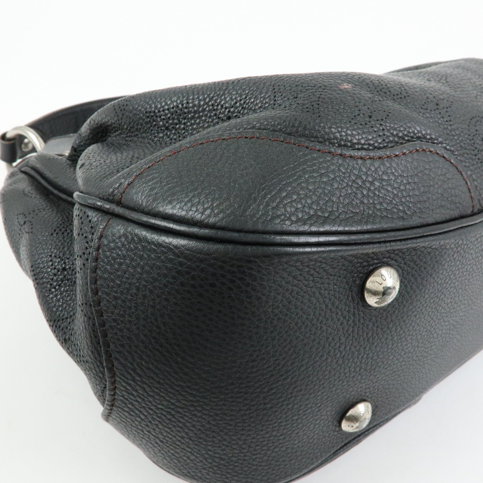 Louis Vuitton Monogram Mahina Solar PM Shoulder Bag Noir M93127