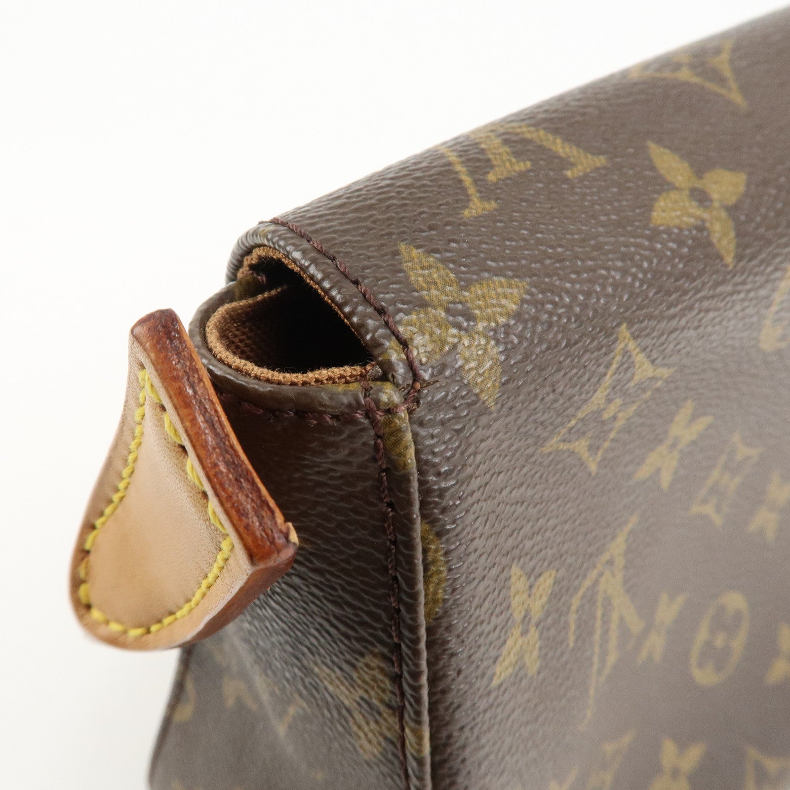 Louis Vuitton Monogram Mini Looping Shoulder Bag Brown M51147 Used