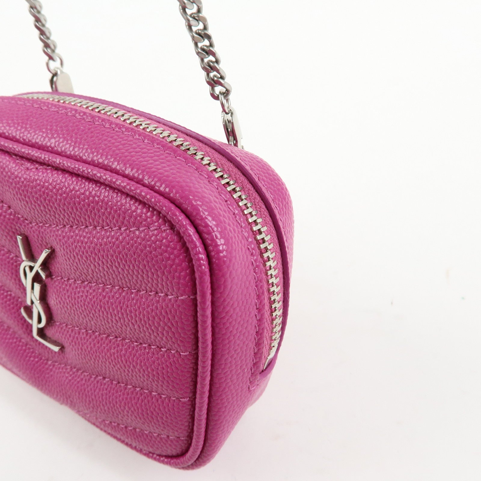 SAINT LAURENT PARIS Cassandra Leather Baby Lou Camera Bag 635088