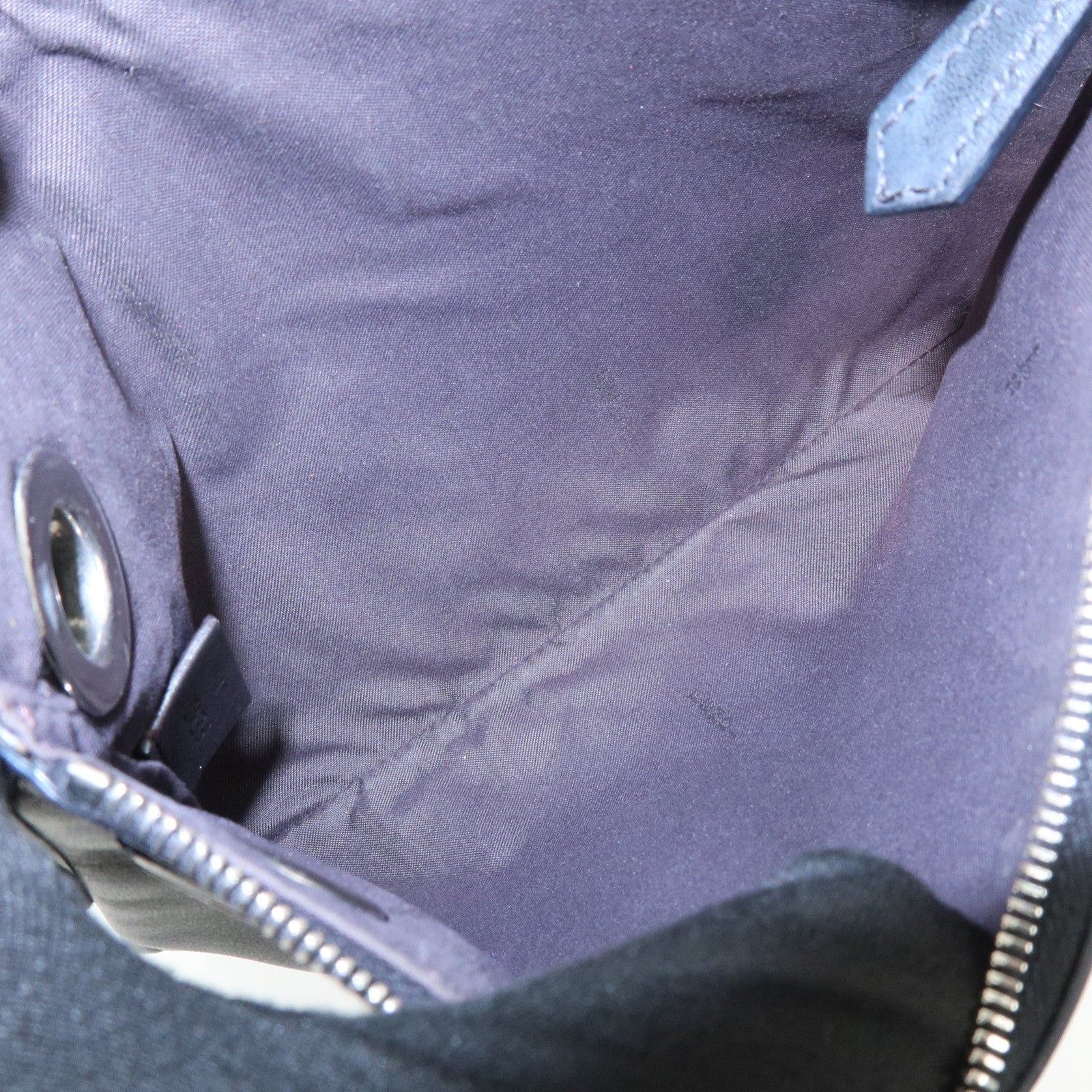 FENDI Zuccca F is FENDI Leather Velvet Triplette Clutch Bag 8BS001