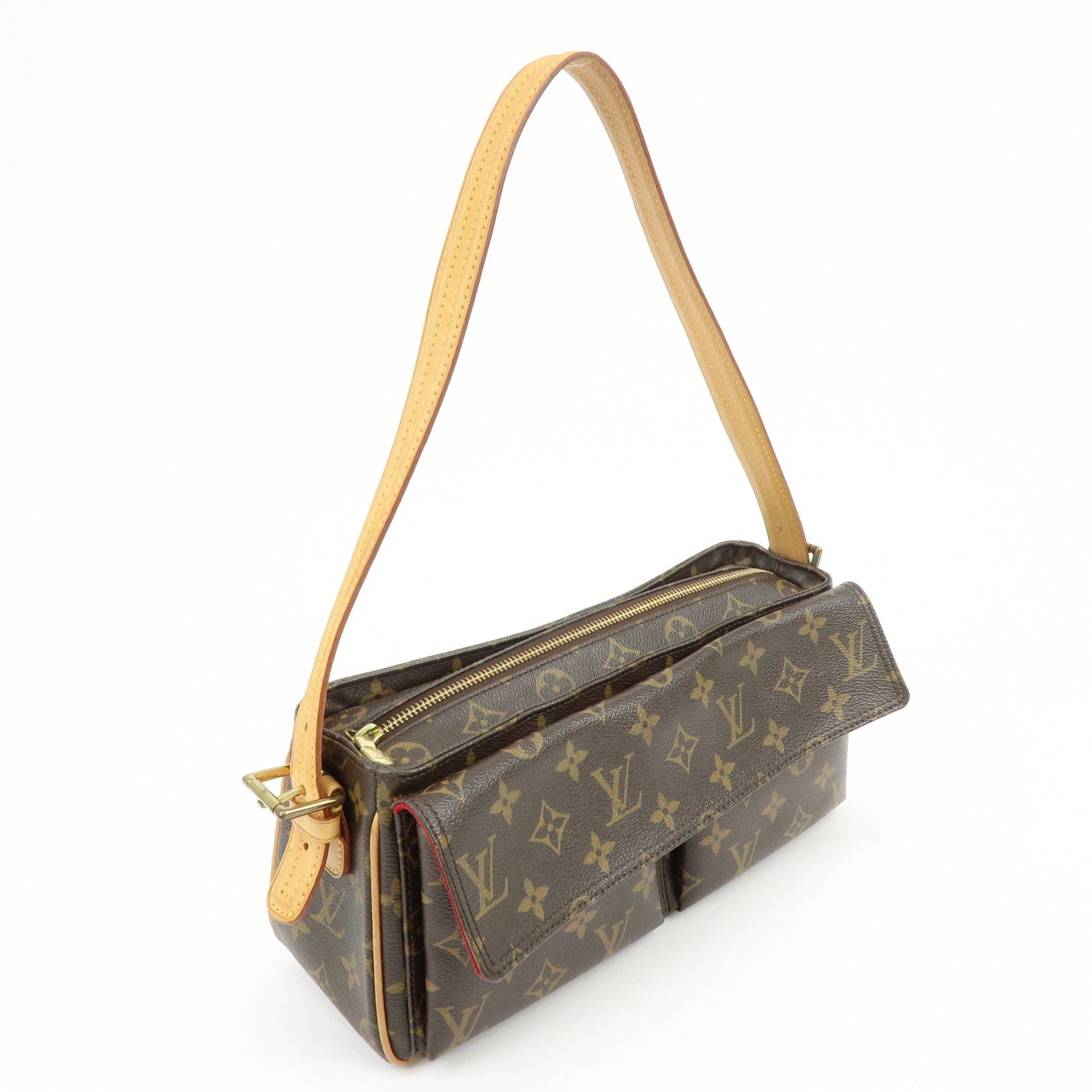 Louis Vuitton Monogram Vivacite Shoulder Bag Hand Bag M51164