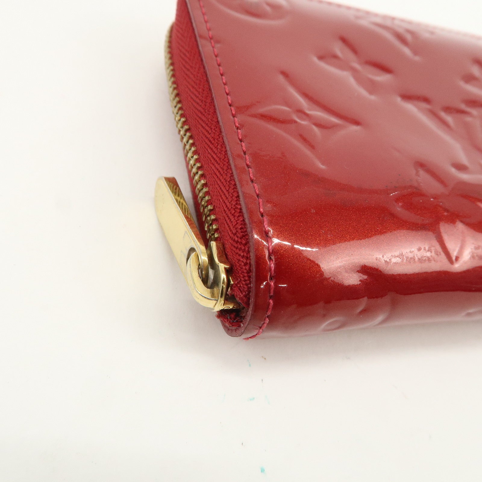 Louis Vuitton Monogram Vernis Zippy Coin Purse Pomme d'Amour M93608