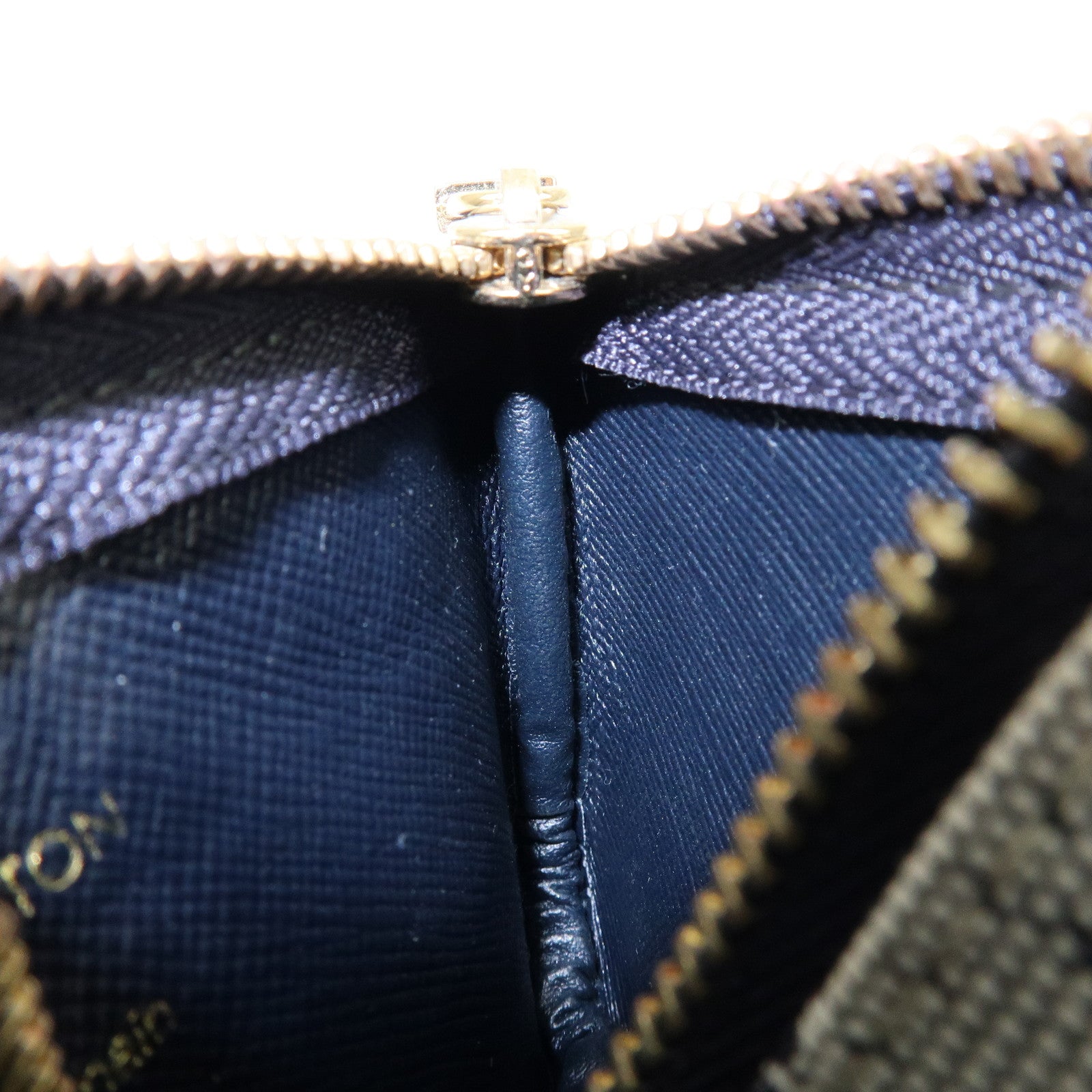 Louis Vuitton Monogram Mini Pochette Cles Coin Case Blue M92236