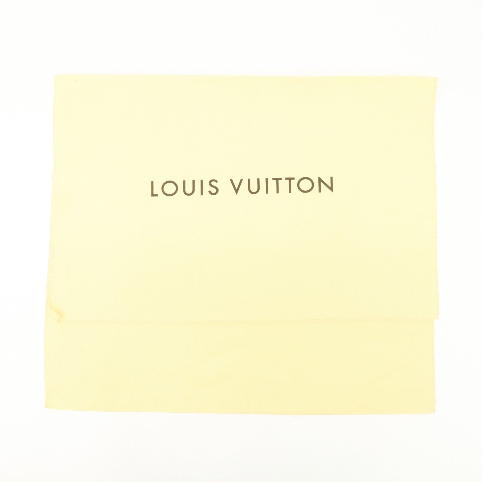 Louis Vuitton Set Of 10 Dust Bag Storage Bag Flap Style Beige