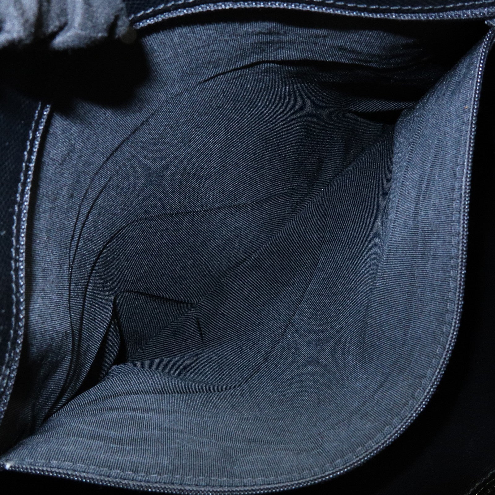 CHANEL Calf Skin Tote Bag Shoulder Bag Black