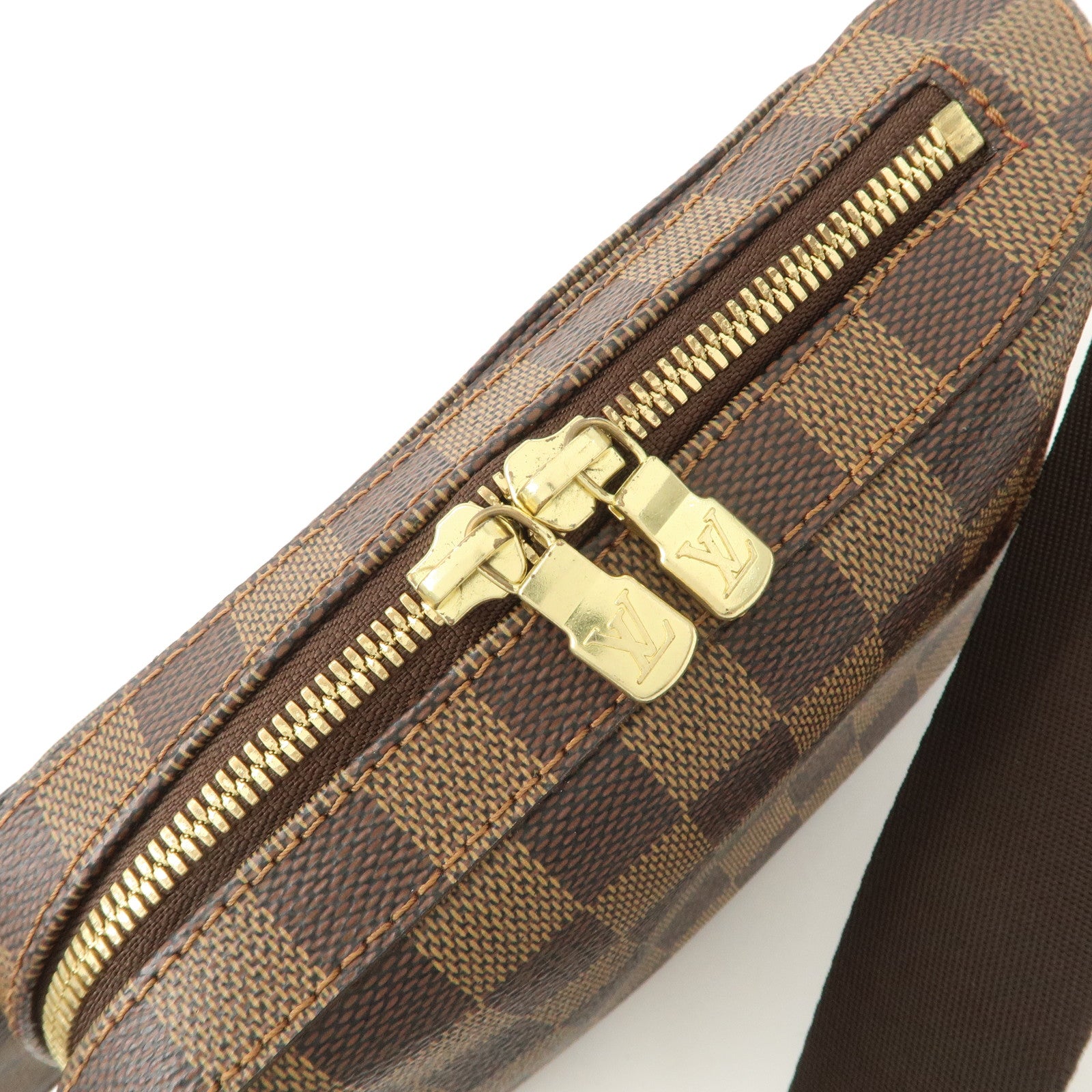 Louis Vuitton Damier Ebene Geronimos Crossbody Bag Waist Bag N51994 Used