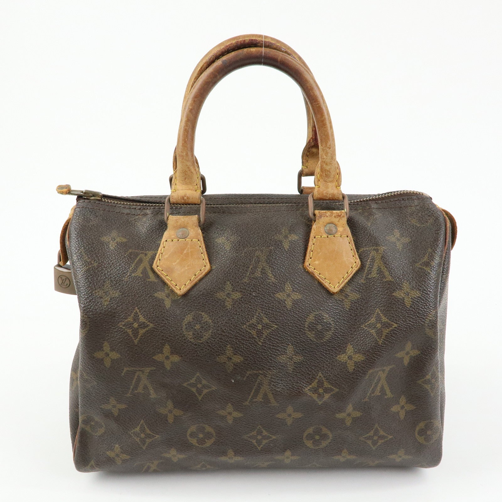 Louis Vuitton Monogram Speedy 25 Boston Bag Hand Bag Brown M41528
