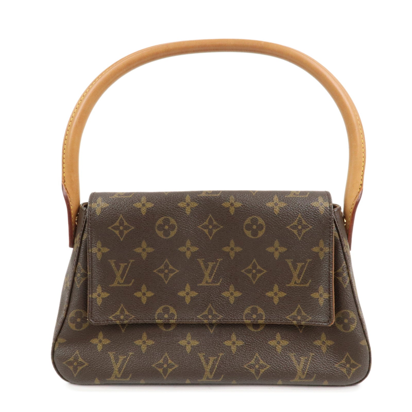 Louis Vuitton Monogram Mini Looping Shoulder Bag Brown M51147