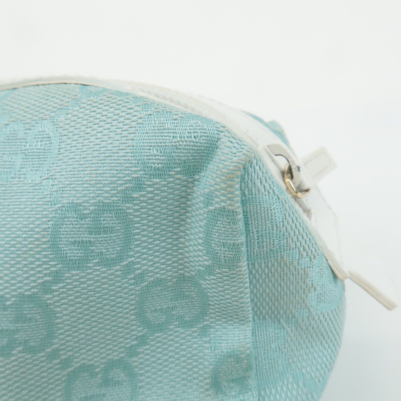 GUCCI Set of 2 GG Canvas Leather Cosmetic pouch 039.1113/29596 Used