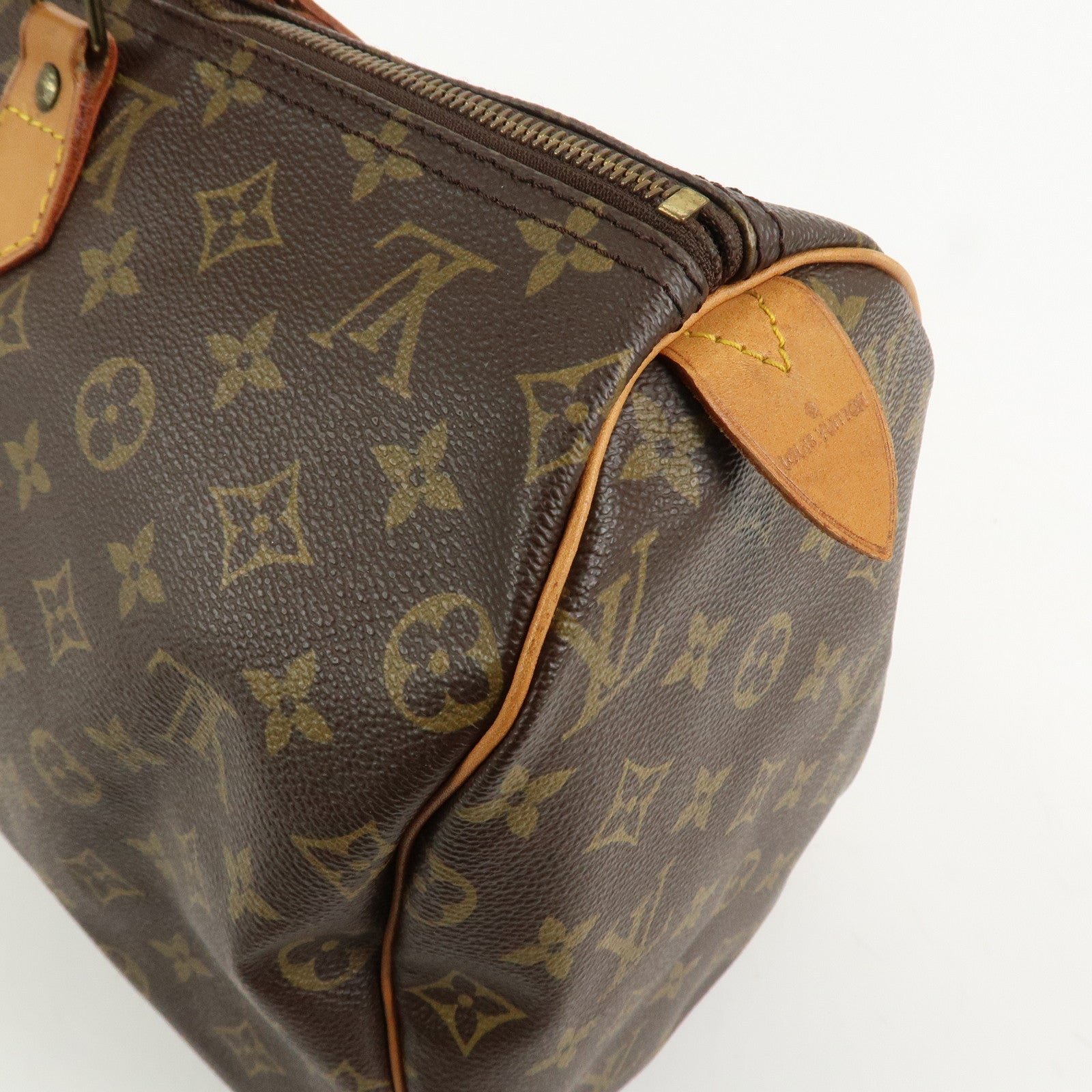 Louis Vuitton Monogram Speedy 40 Hand Bag Boston Bag Brown M41522