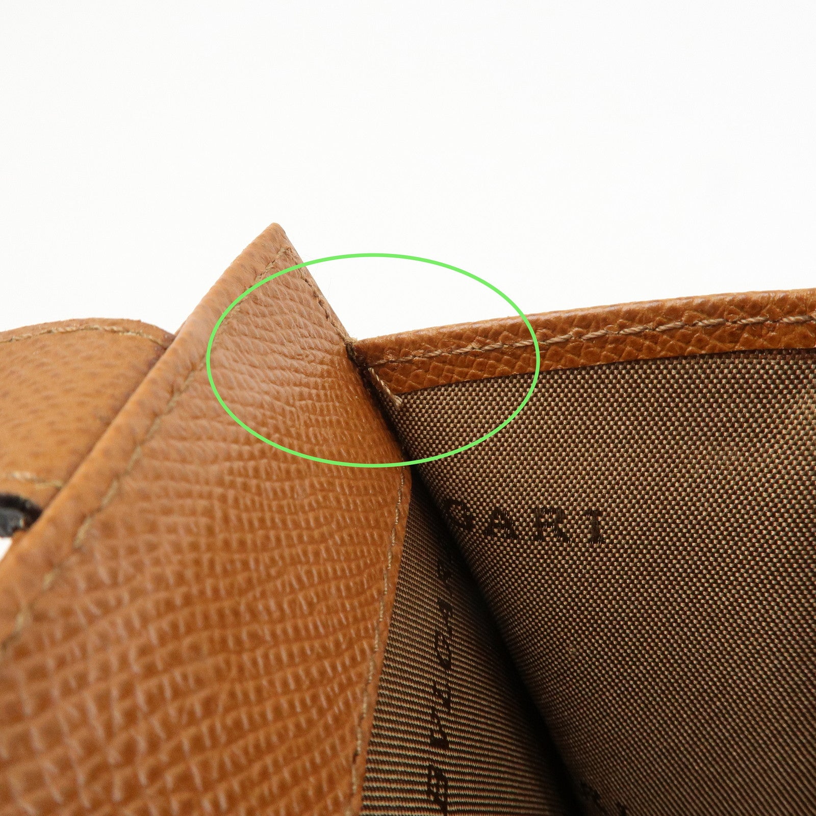 BVLGARI Bvlgari Bvlgari  Leather 2Way Bag Hand Bag Brown Gold Hardware Used