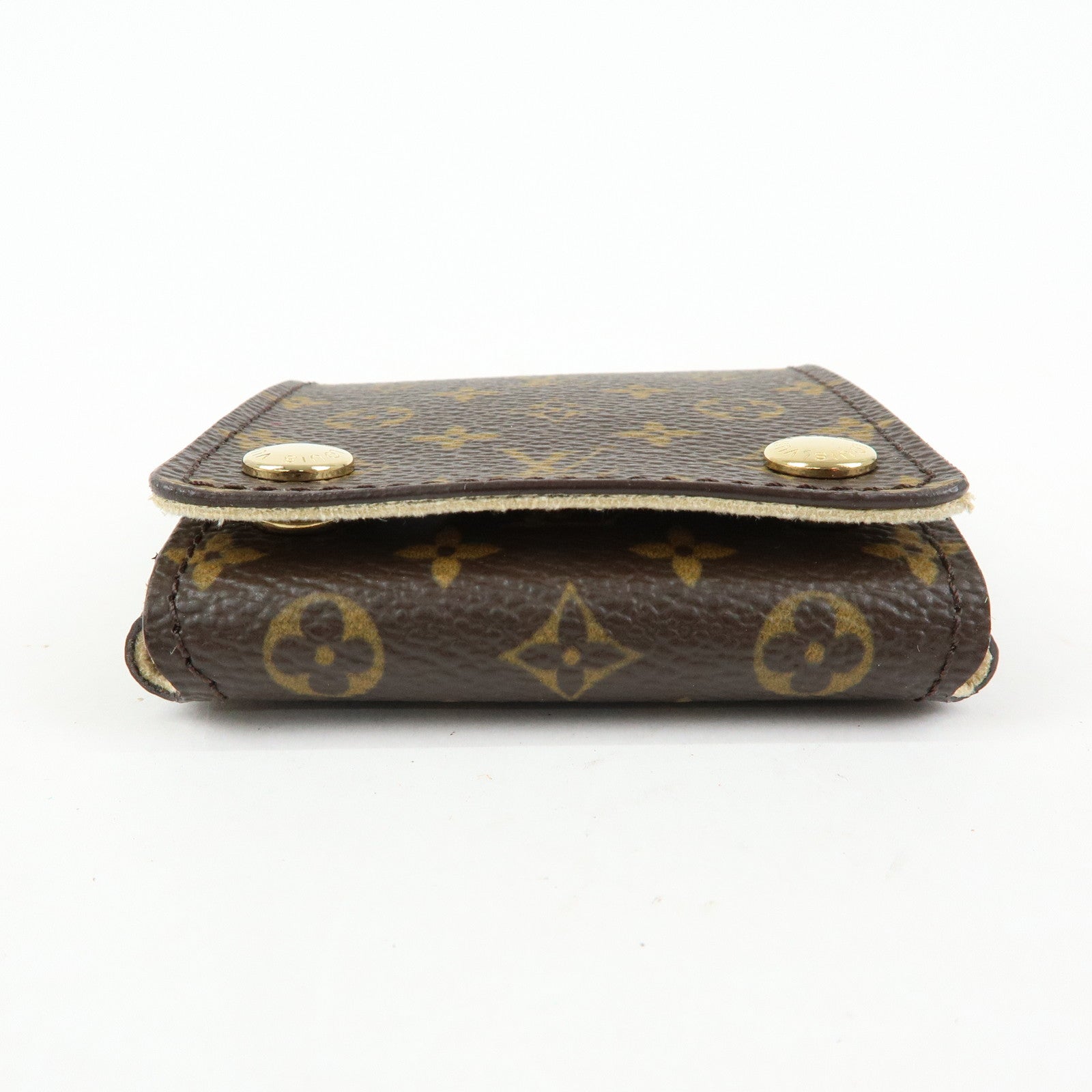 Louis Vuitton Monogram Set of 2 Jewelry Case Brown Used
