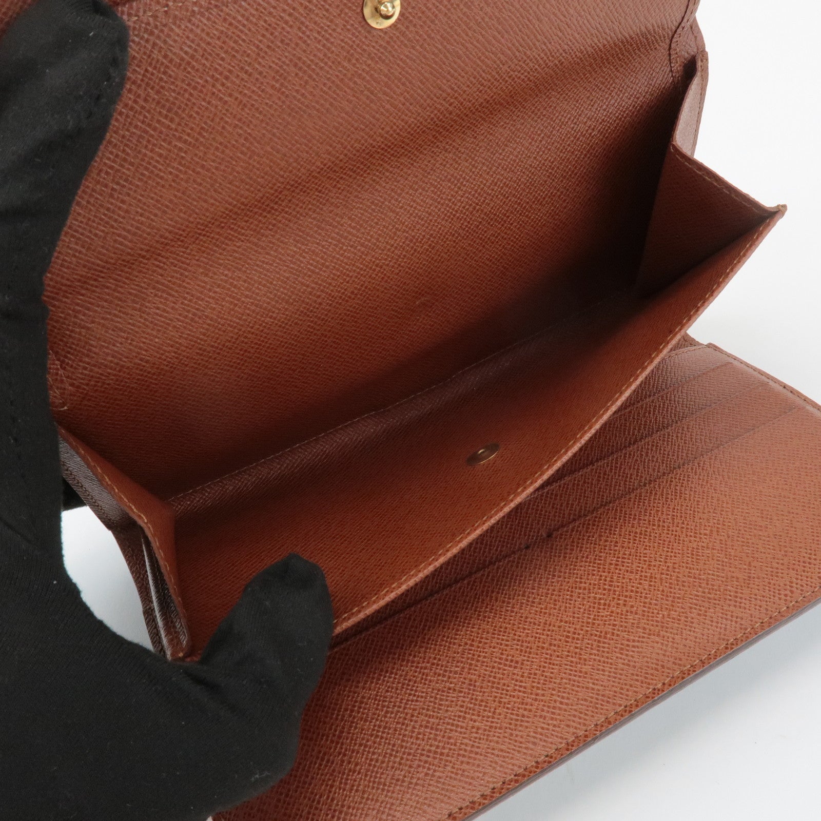 Louis Vuitton Monogram Porte Tresor International Wallet M61215