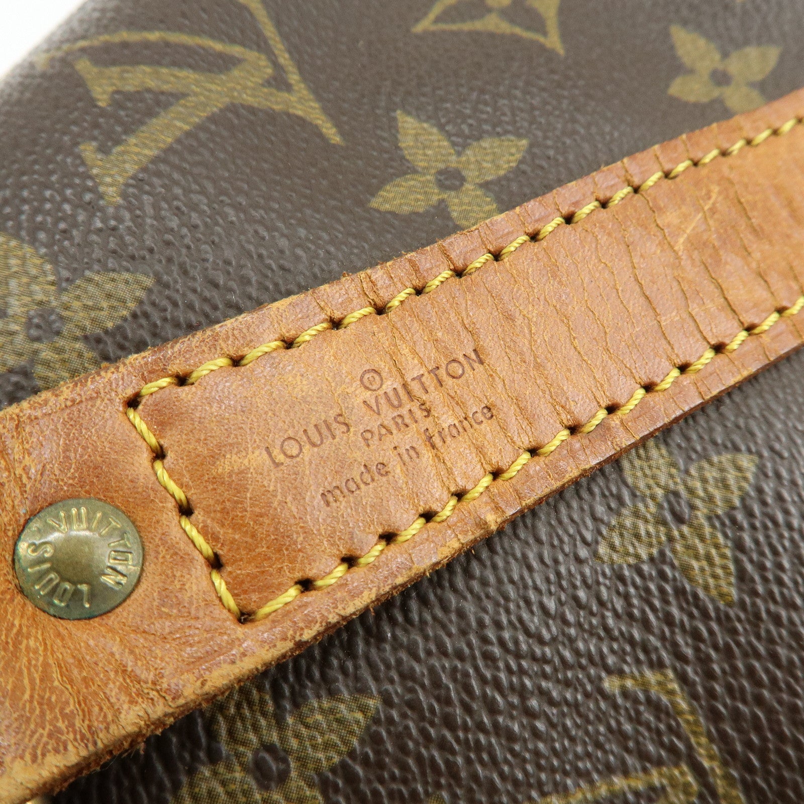 Louis Vuitton Monogram Keep All Bandouliere 45 Boston Bag M41418