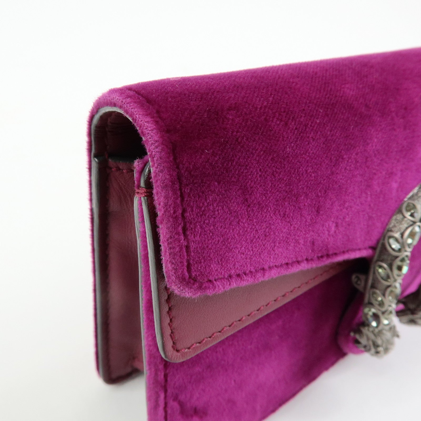 GUCCI Dionysus Super Mini Bag Velvet Chain Shoulder Bag 476432