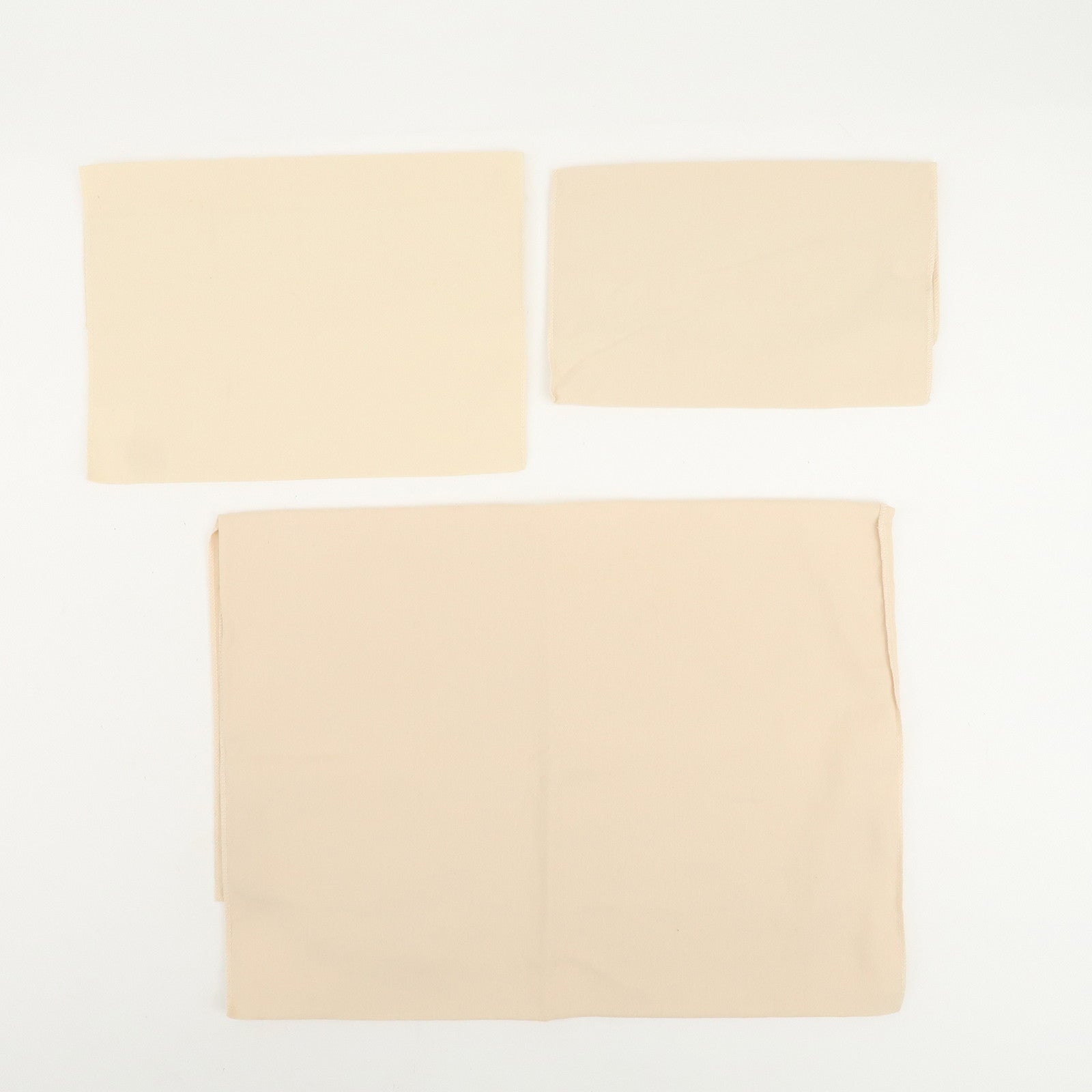 Louis Vuitton Set of 15 Dust Bag Storage Bag Flap Style Beige