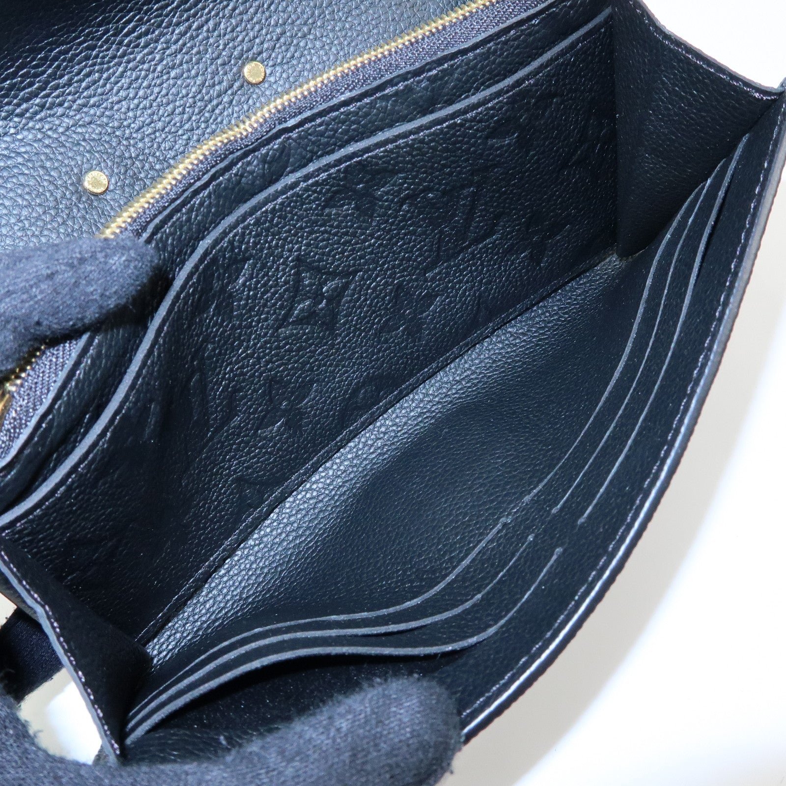 Louis Vuitton Monogram Empreinte Portefeuille Metis Noir M62458