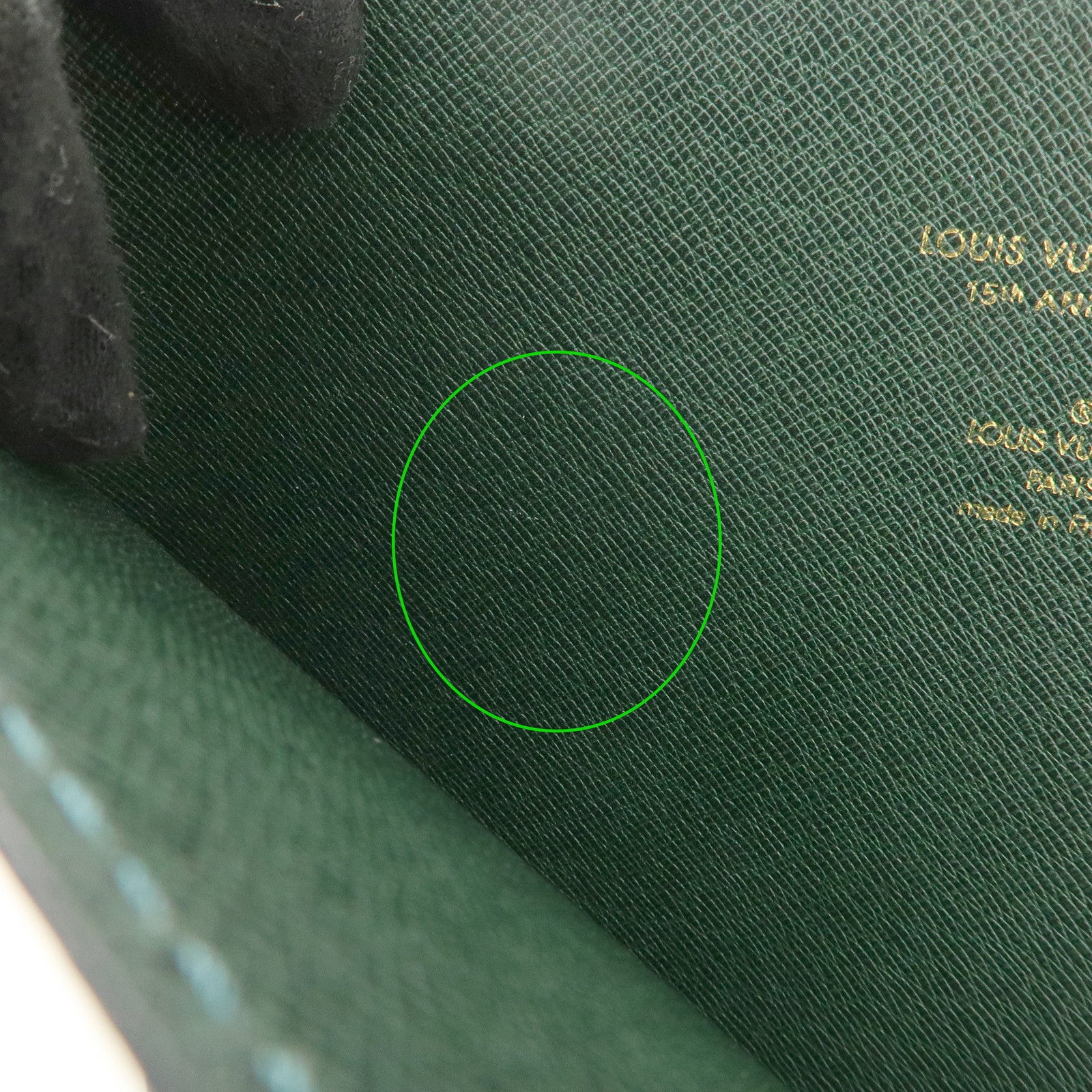 Louis Vuitton Taiga Document Case LV Japan 15th Anniversary E34490 Used