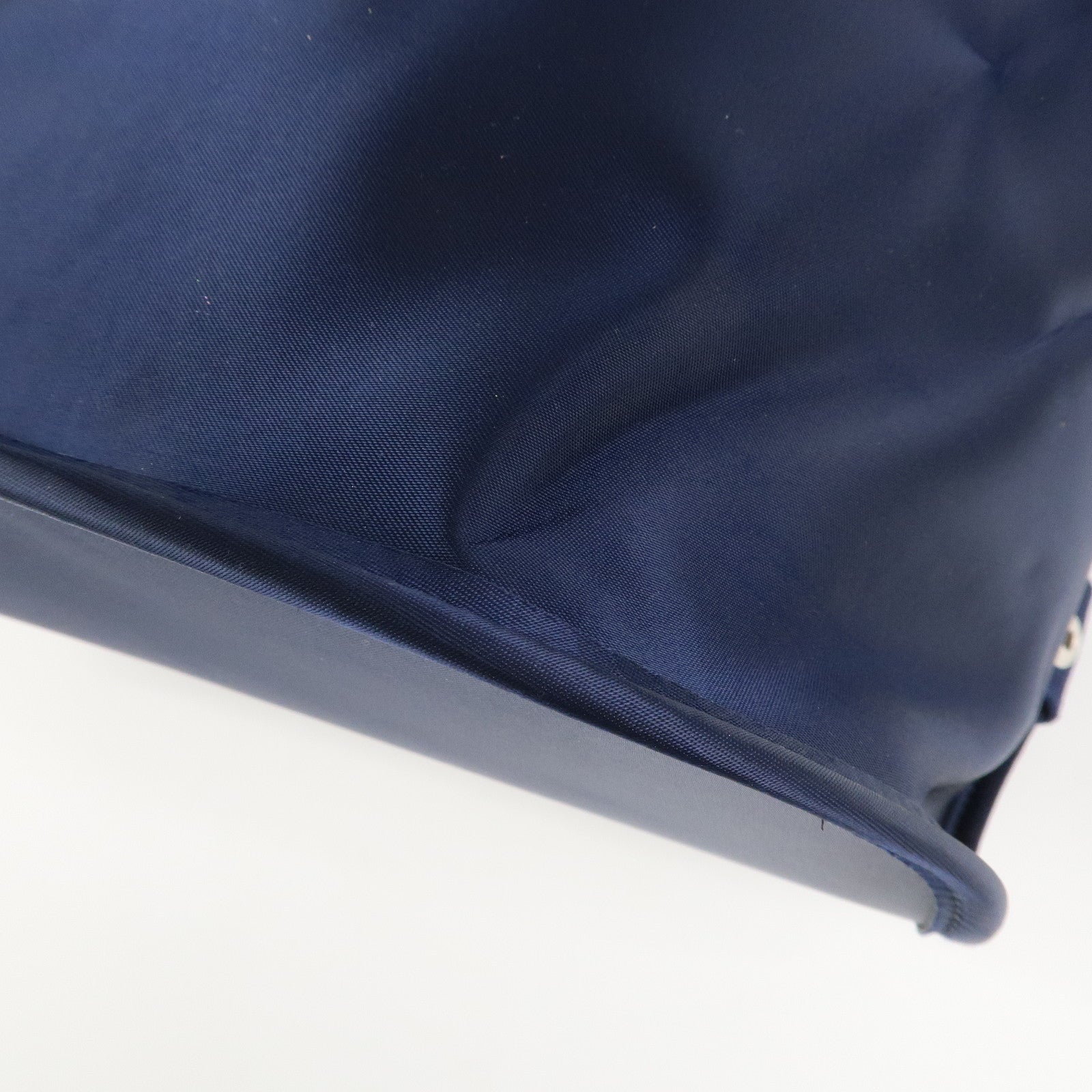 HERMES Nylon Sherpa Journey In The Land Of Stars 1999 Backpack Navy