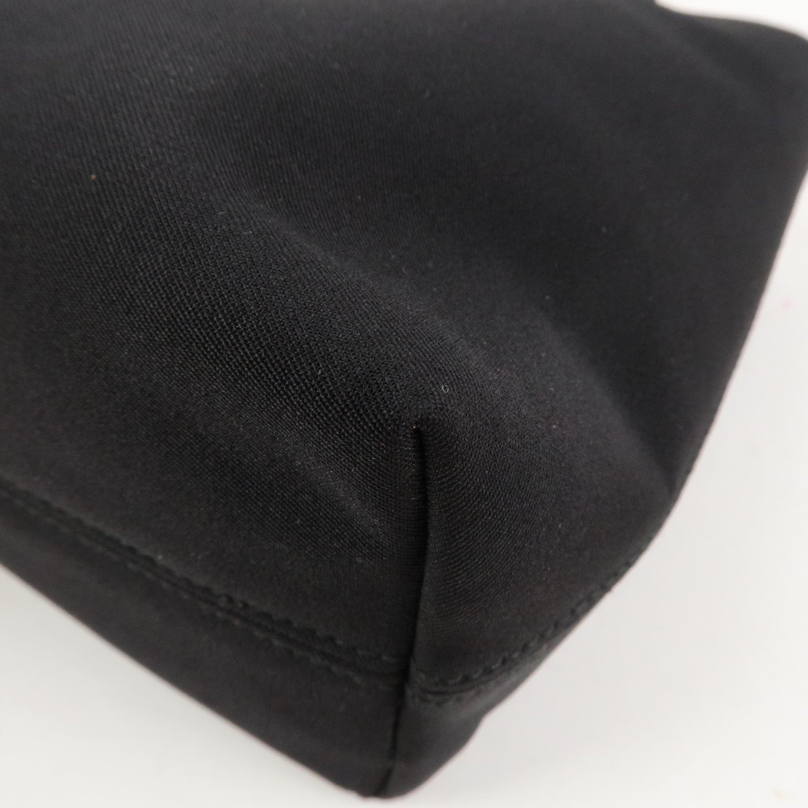 Ferragamo Logo Nylon Hand Bag Shoulder Bag Black