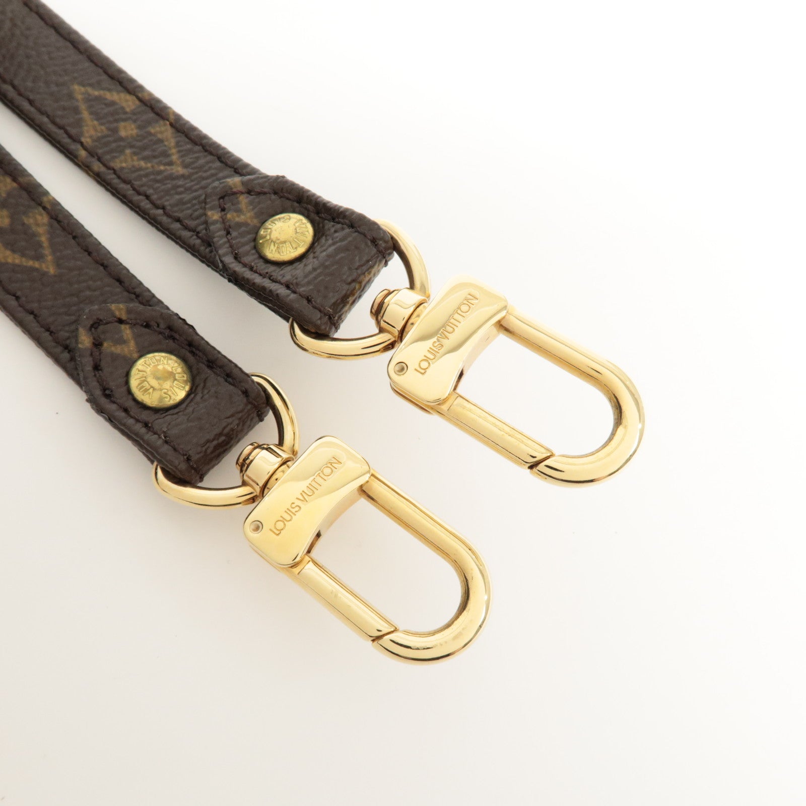 Louis Vuitton Monogram Canvas Shoulder Strap 120cm Brown J75010 Used