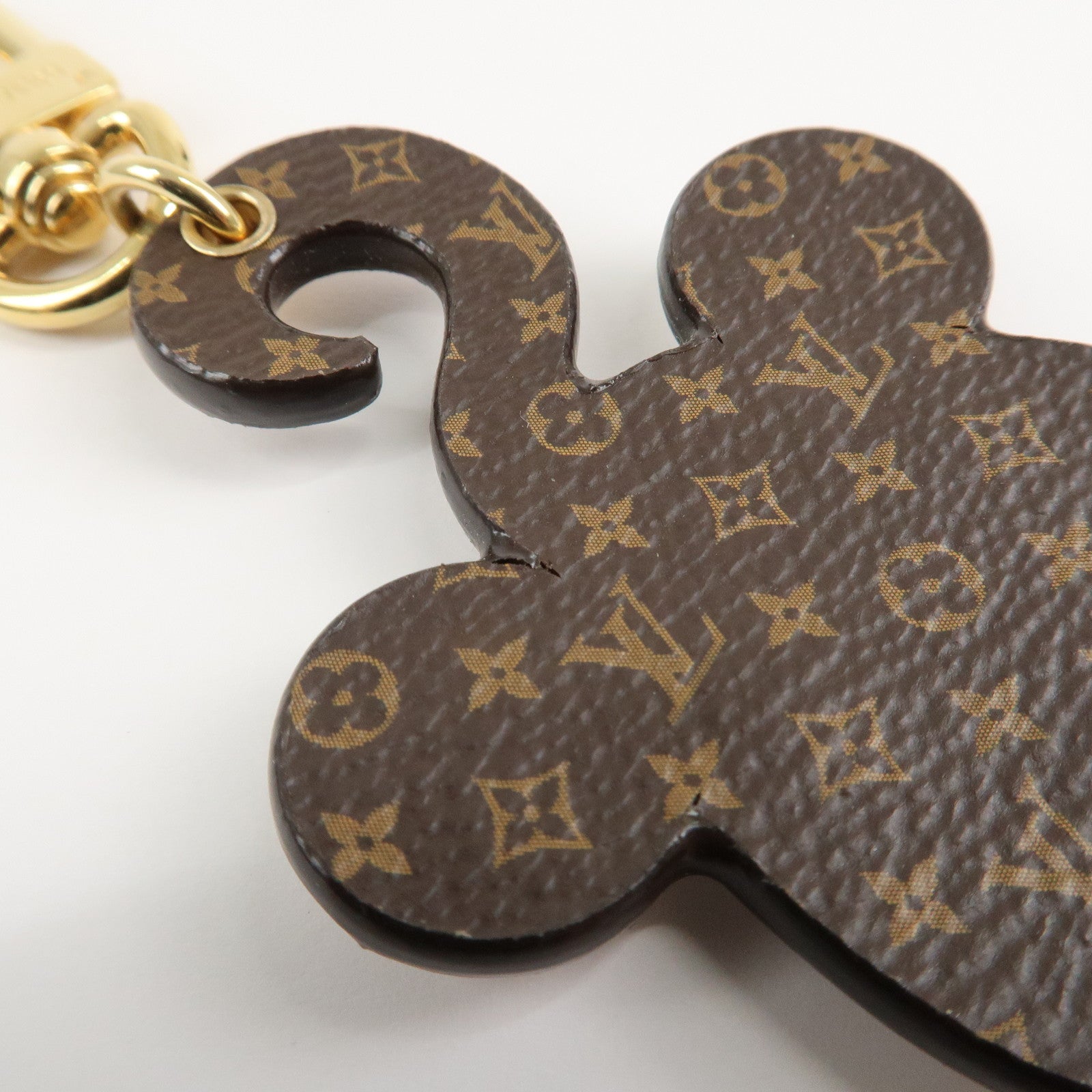Louis Vuitton Monogram Porte Cles Vuittonite Mouse Bag Charm M69014 Used