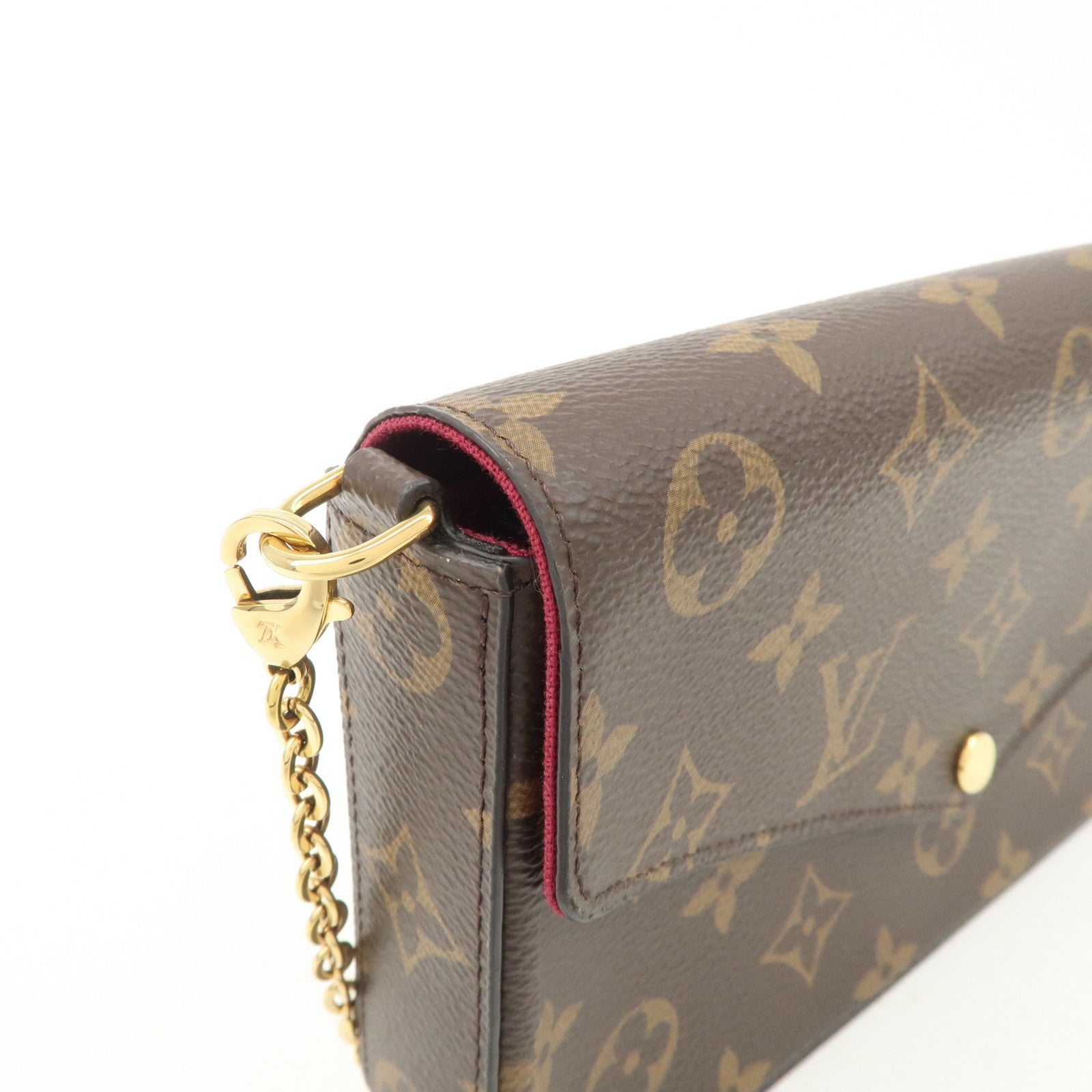 Louis Vuitton Monogram Pochette Felicie Shoulder Bag Brown M61276