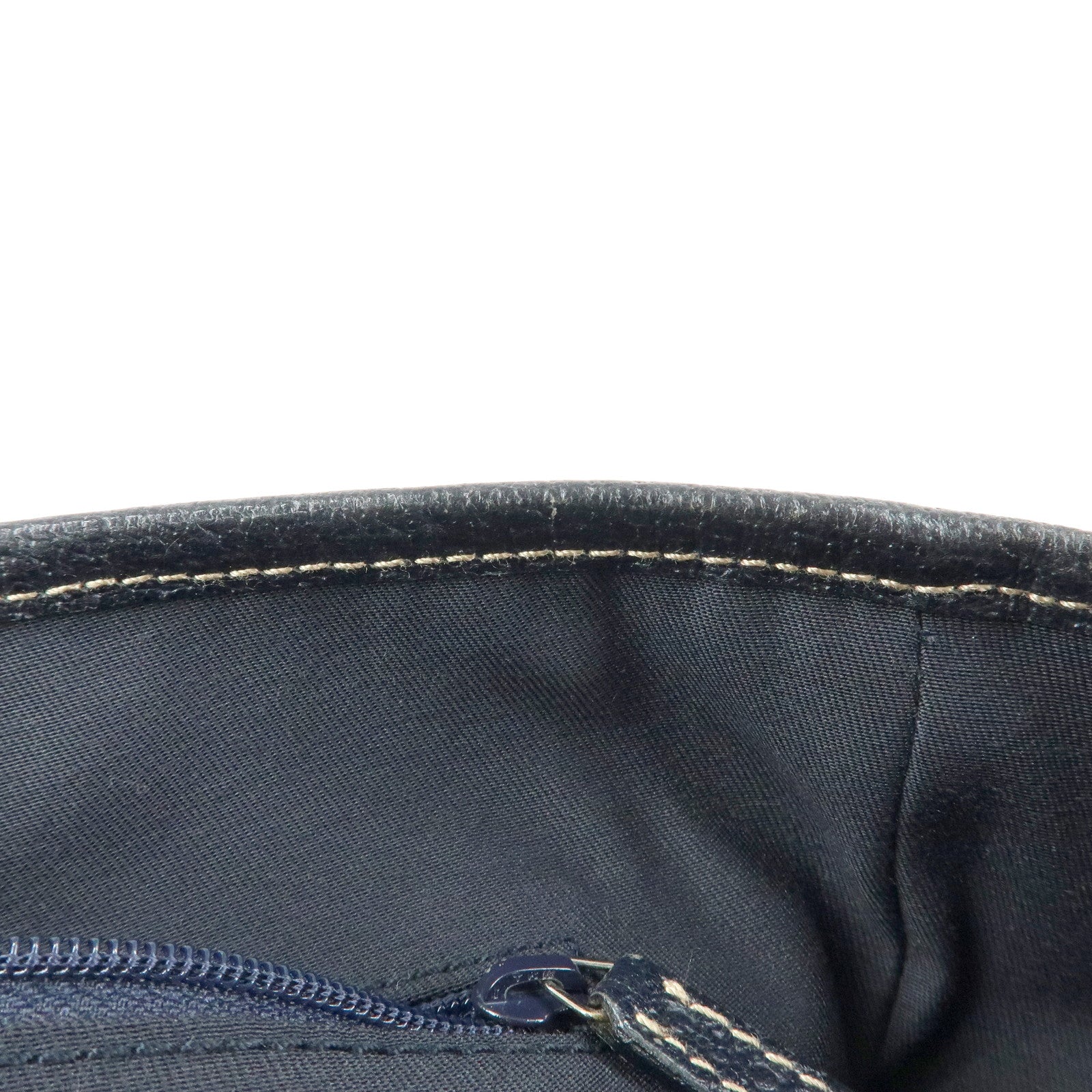 GUCCI Sherry Horsebit GG Canvas Leather Tote Bag Hand Bag 145810