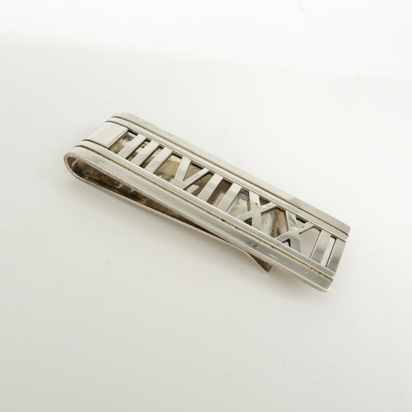 Tiffany & Co Set of 2 SV925 Money Clip Bill Clip Atlas Silver