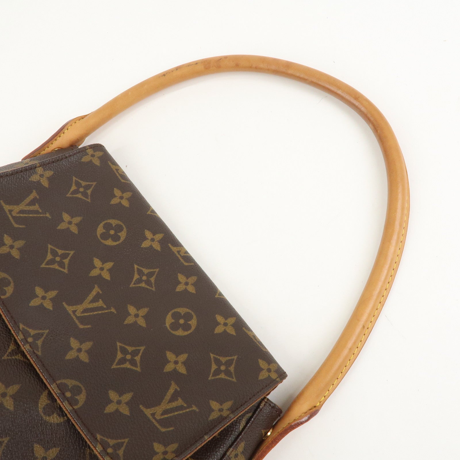 Louis Vuitton Monogram Mini Looping Shoulder Bag Brown M51147