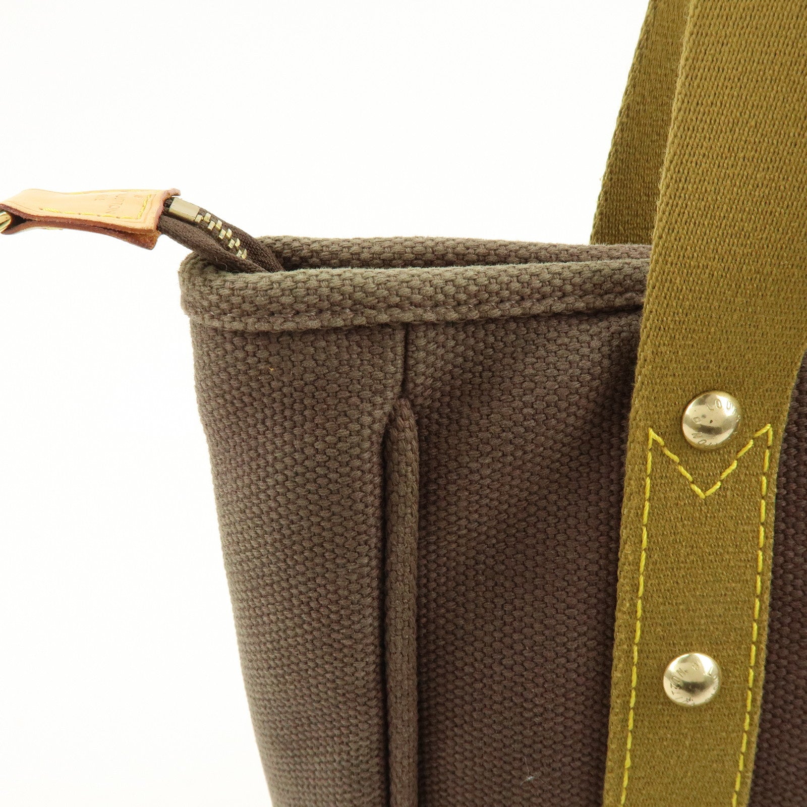 Louis Vuitton Antigua Cabas MM Tote Bag Shoulder Bag Brown M40086